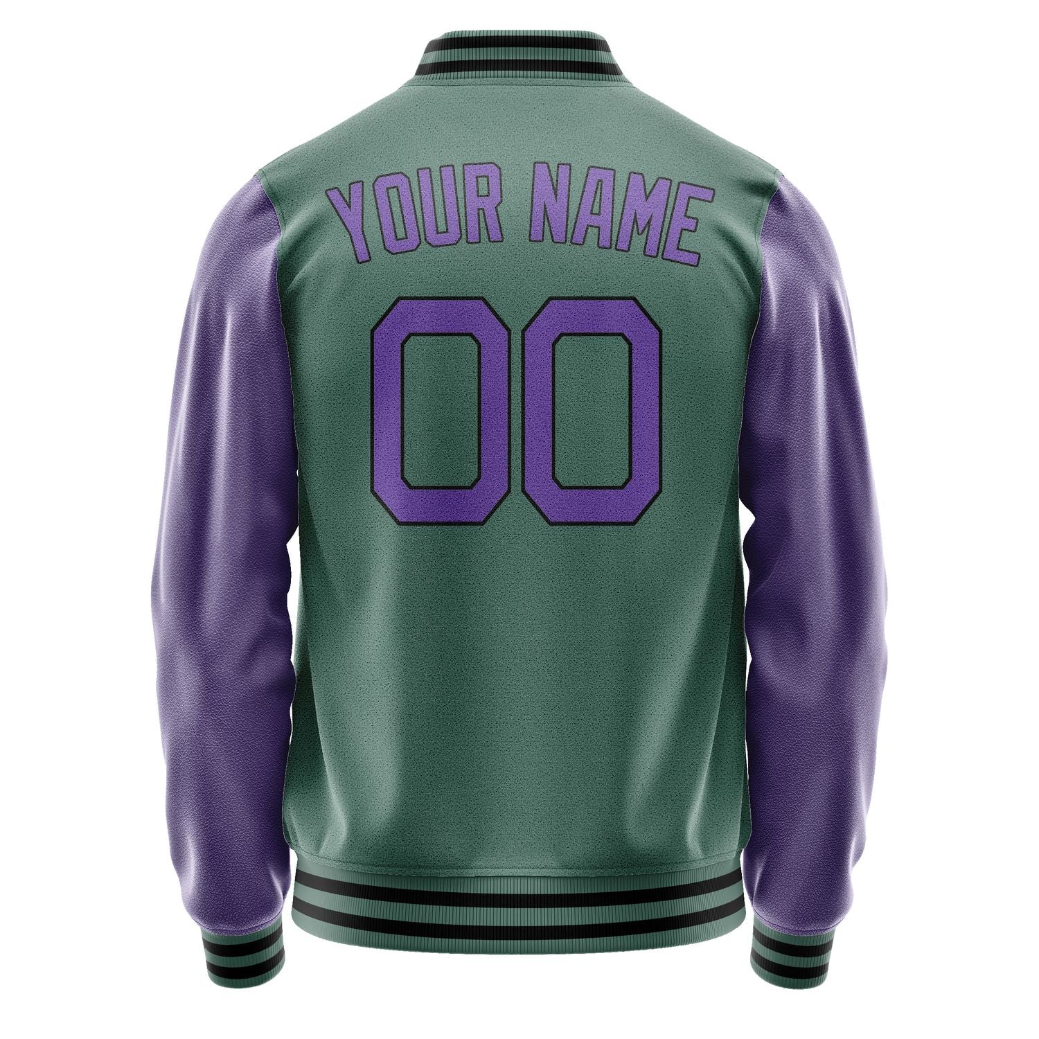 Custom Blue Green Light Purple Jacket JA2727232717B21723