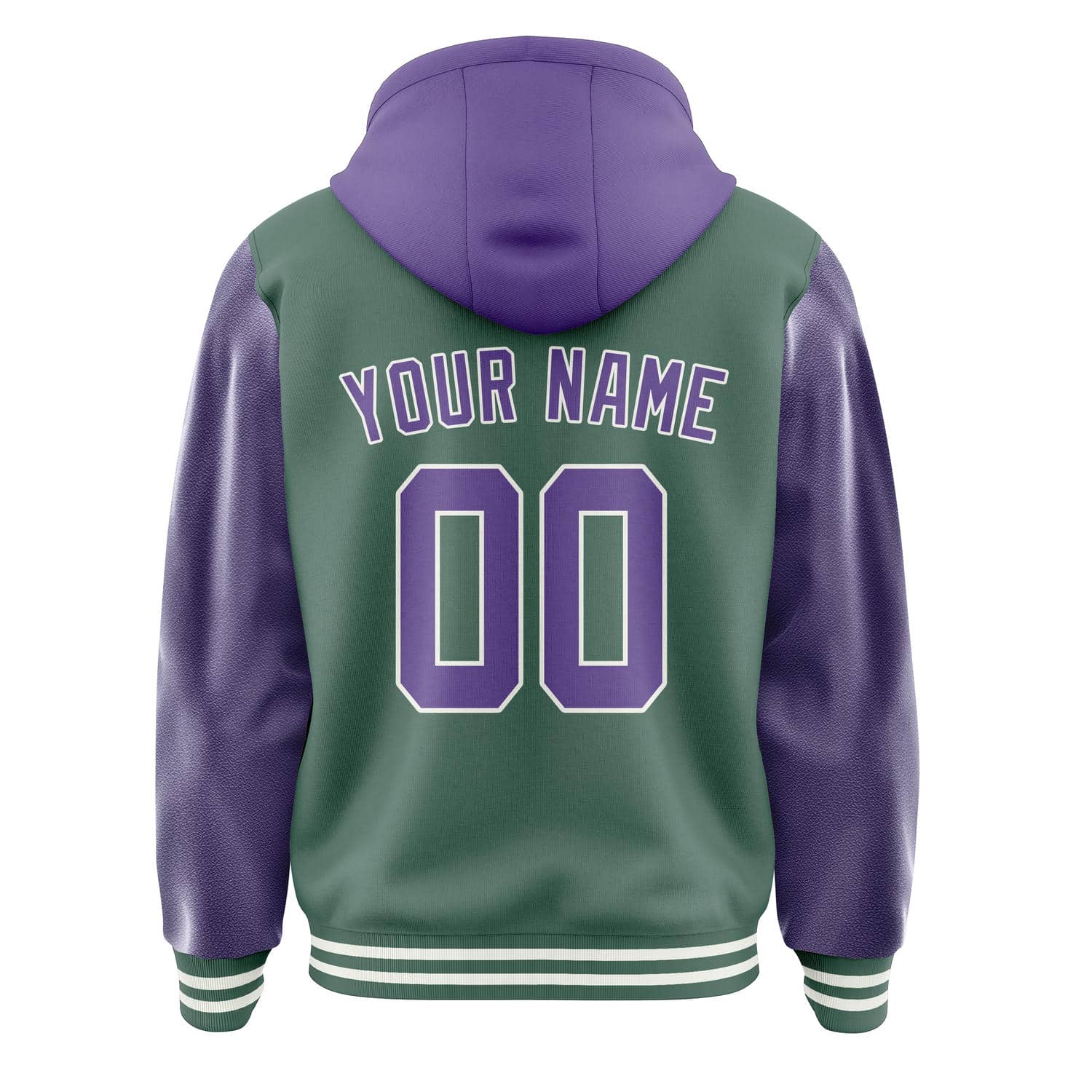 Custom Blue Green Light Purple Jacket