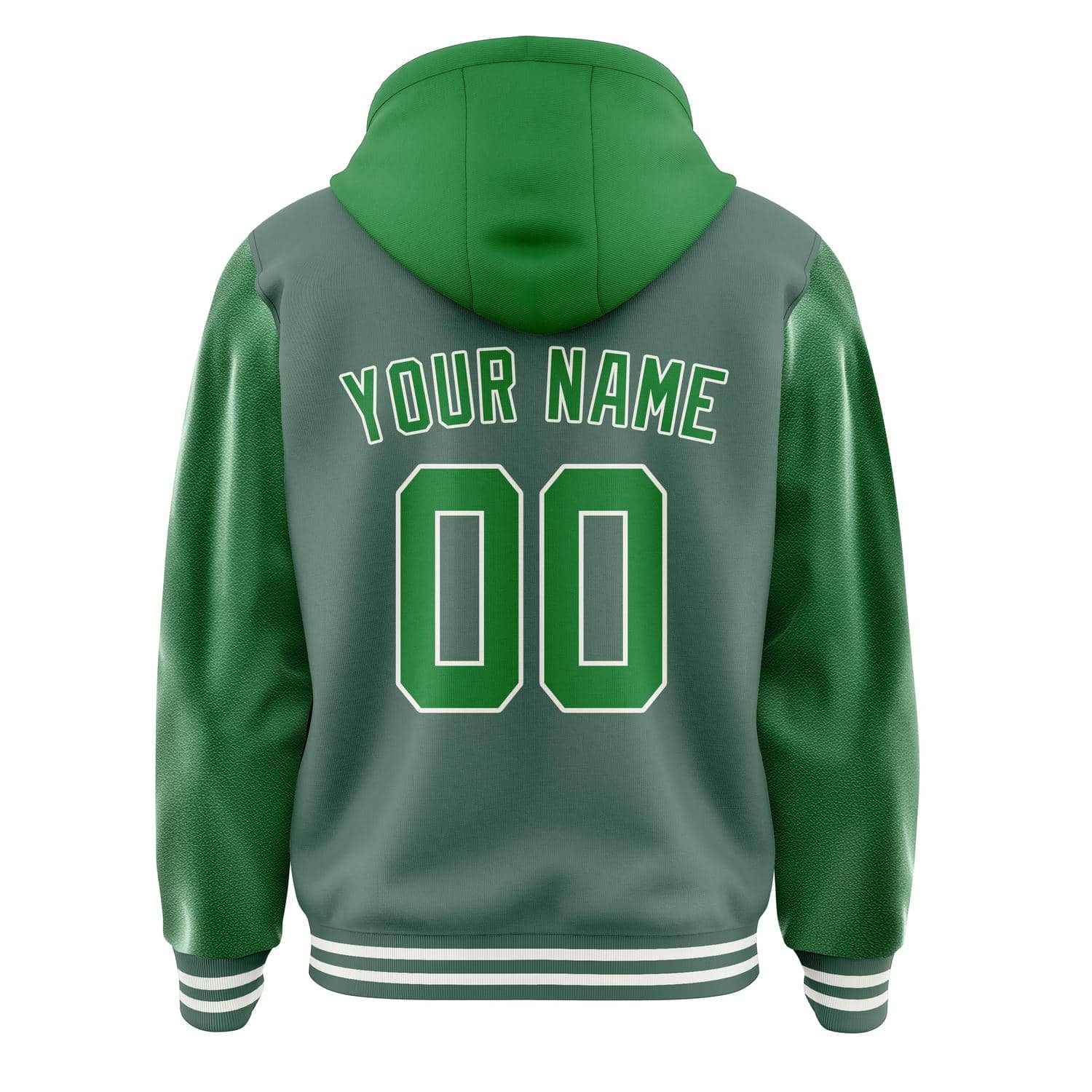 Custom Blue Green Emerald Green Jacket