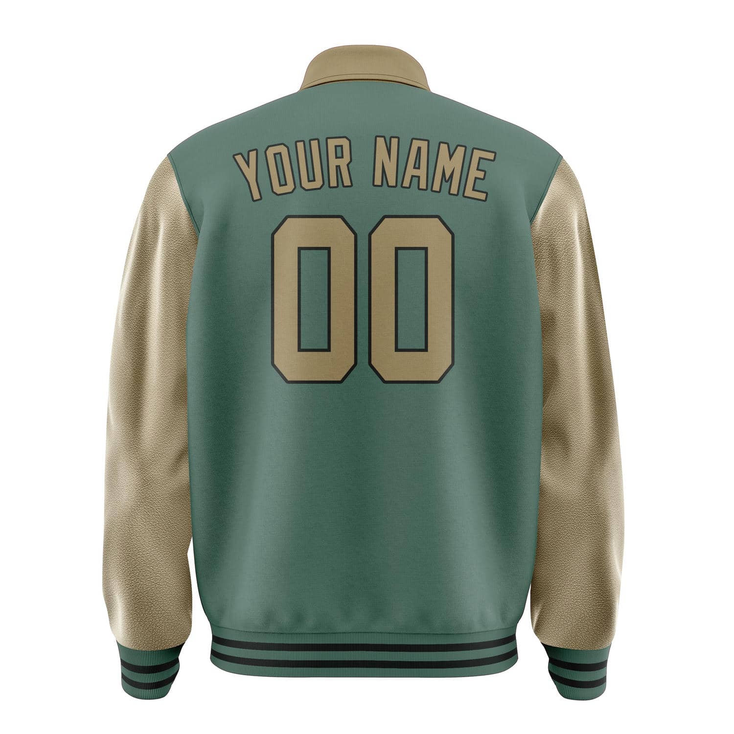 Custom Blue Green Light Khaki Jacket