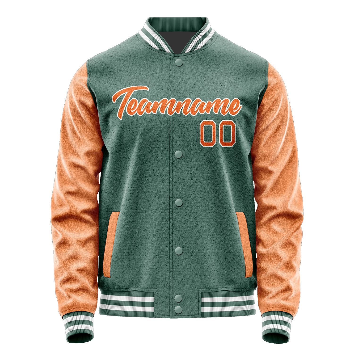 Custom Blue Green Orange Jacket JA2727282717B21728