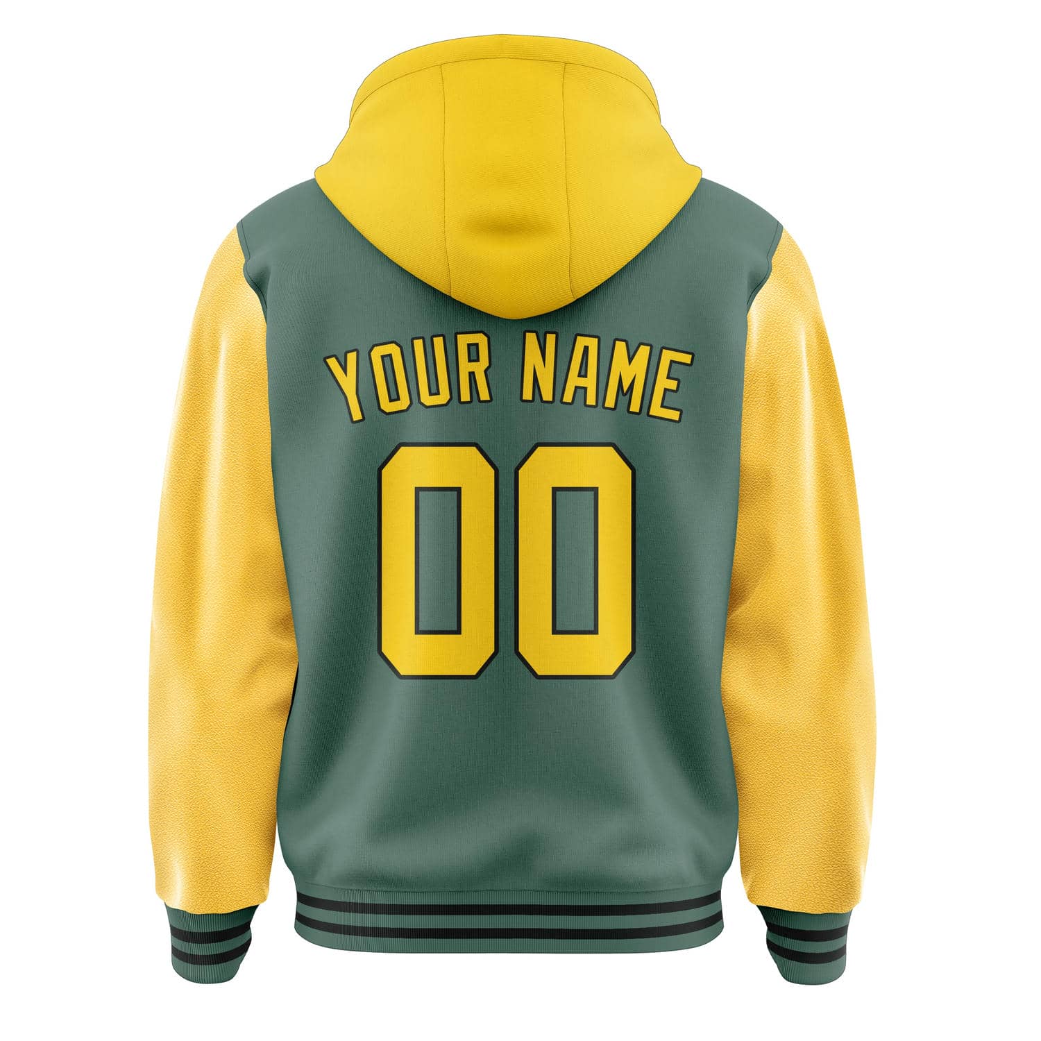 Custom Blue Green Gold Jacket