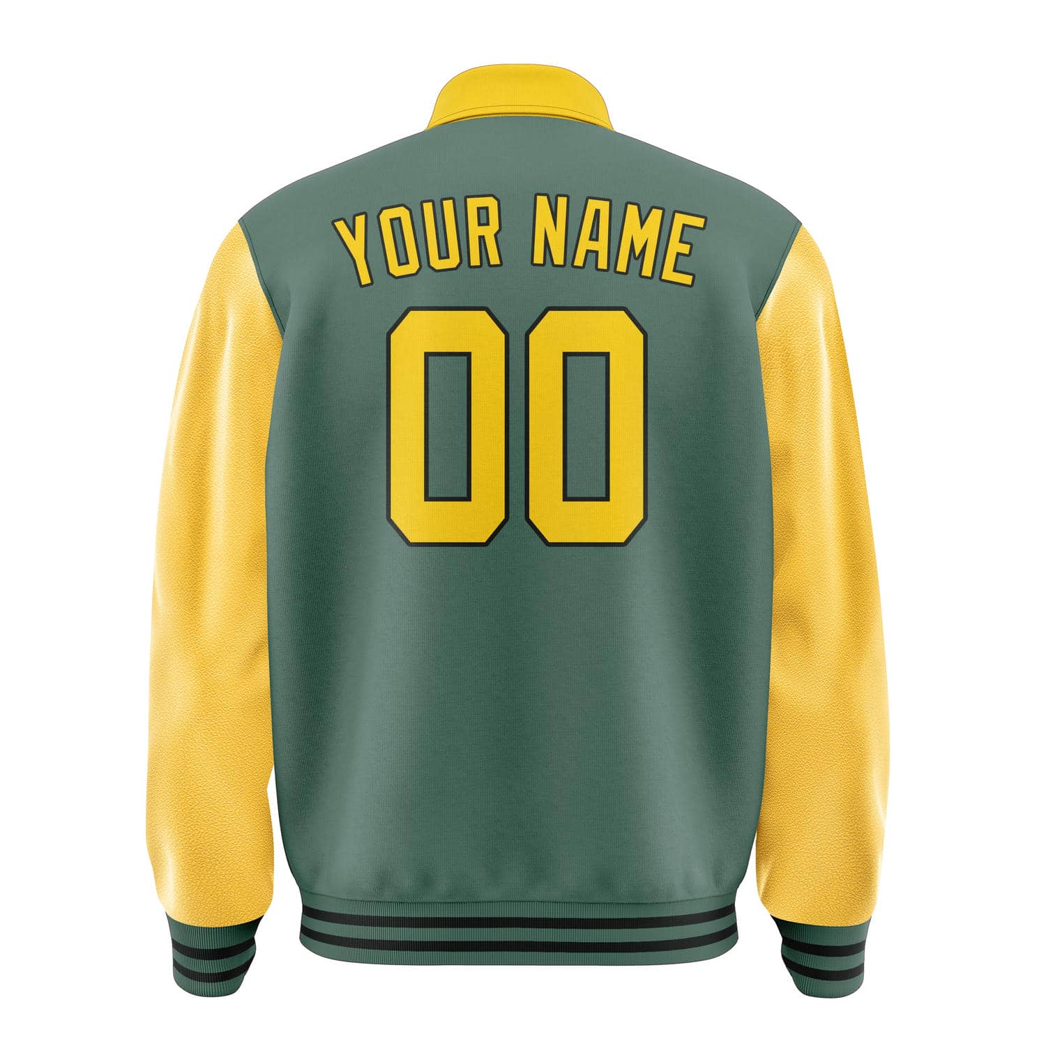 Custom Blue Green Gold Jacket