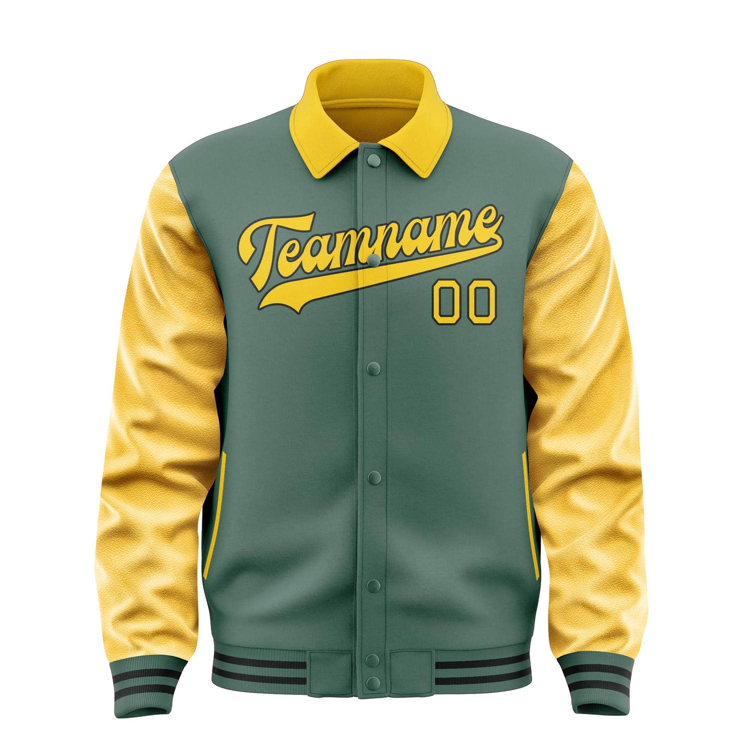 Custom Blue Green Gold Jacket