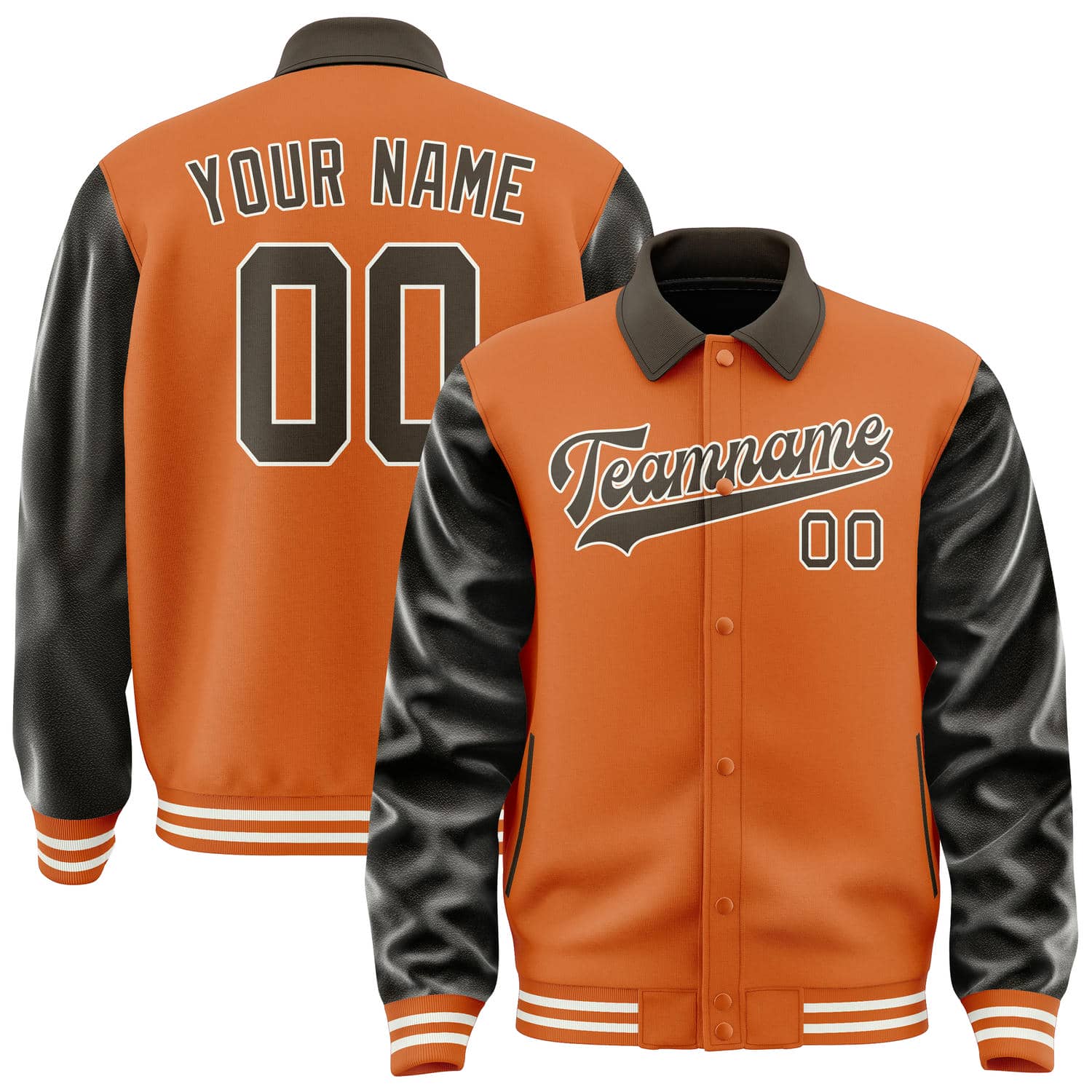 Custom Orange Brown Jacket