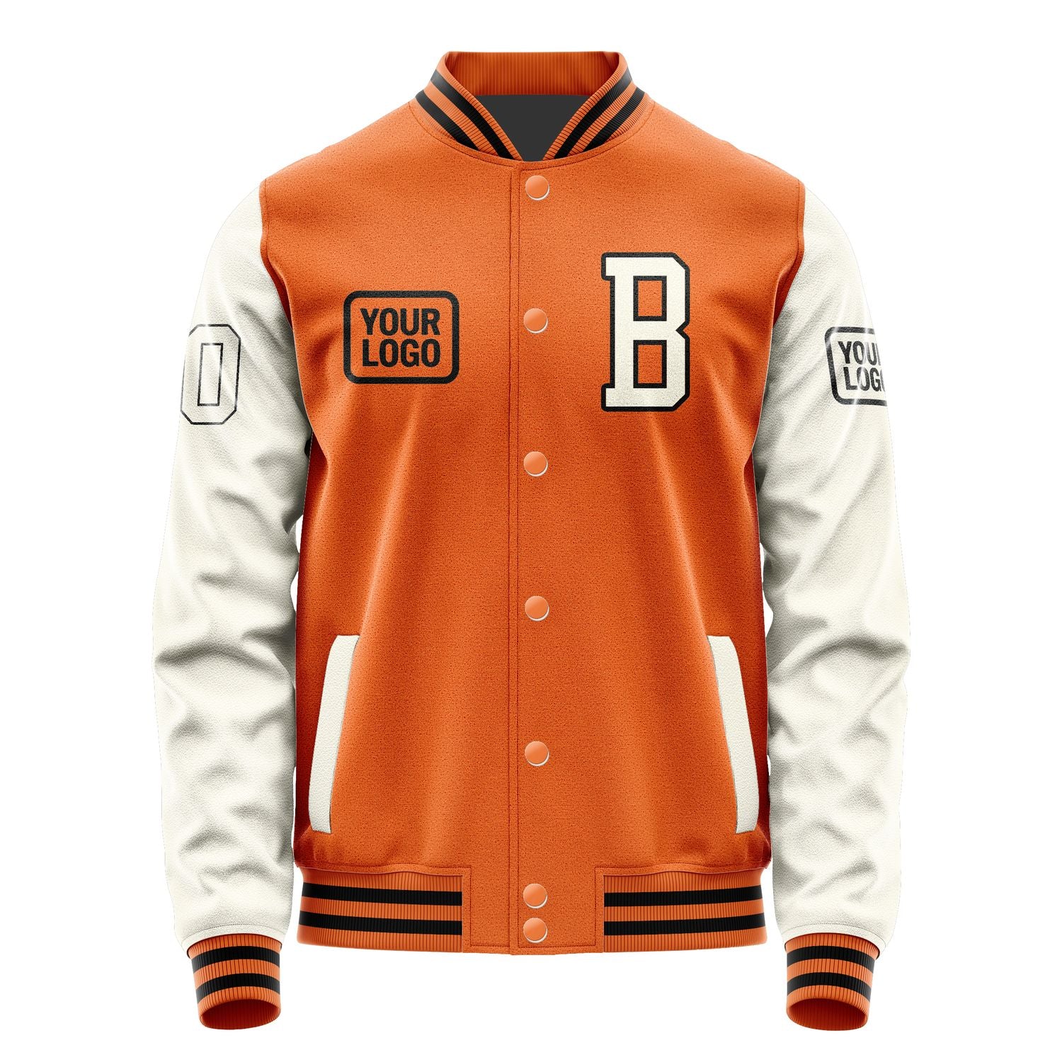 Custom Orange Cream Jacket JA282803281717030317