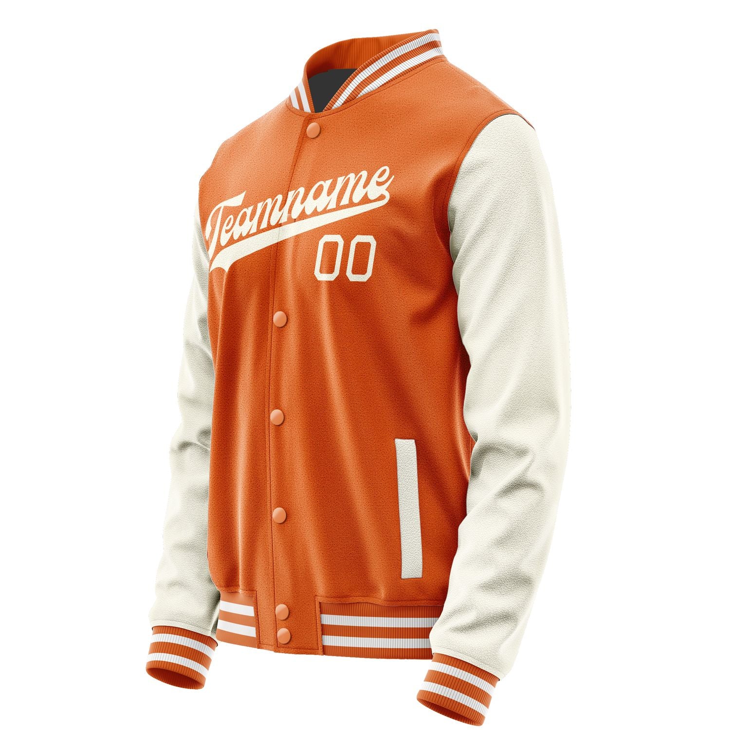 Custom Orange Cream Jacket JA2828032818B31803
