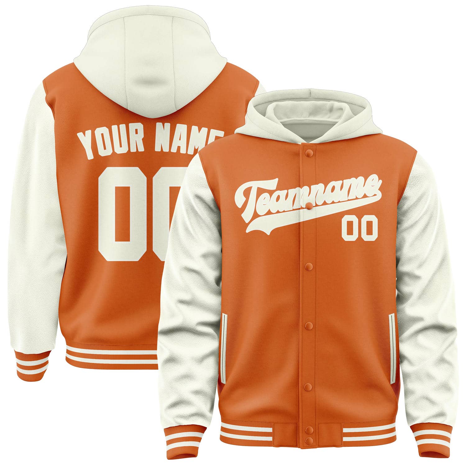 Custom Orange Cream Jacket