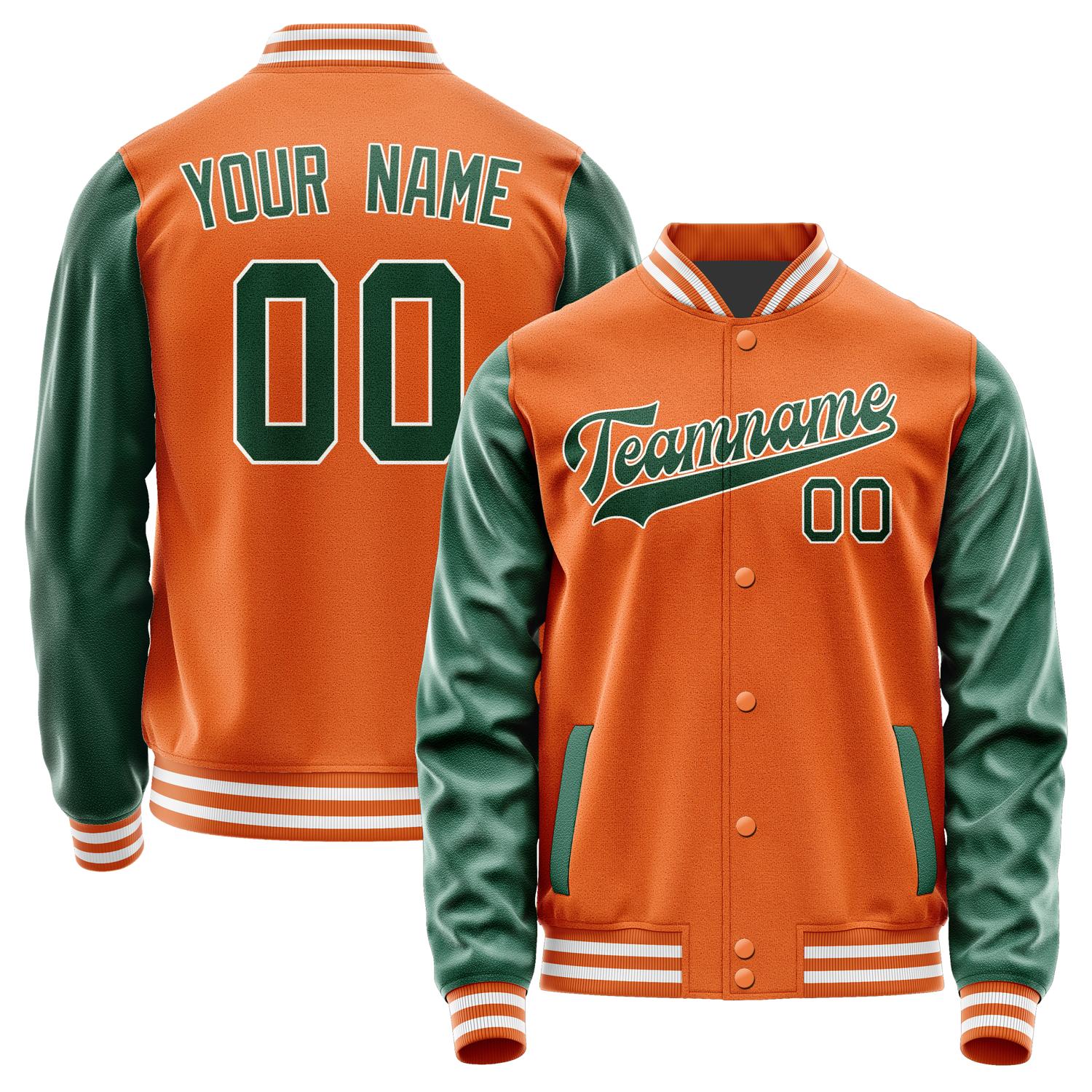Custom Orange Green Jacket JA2828052818B31805