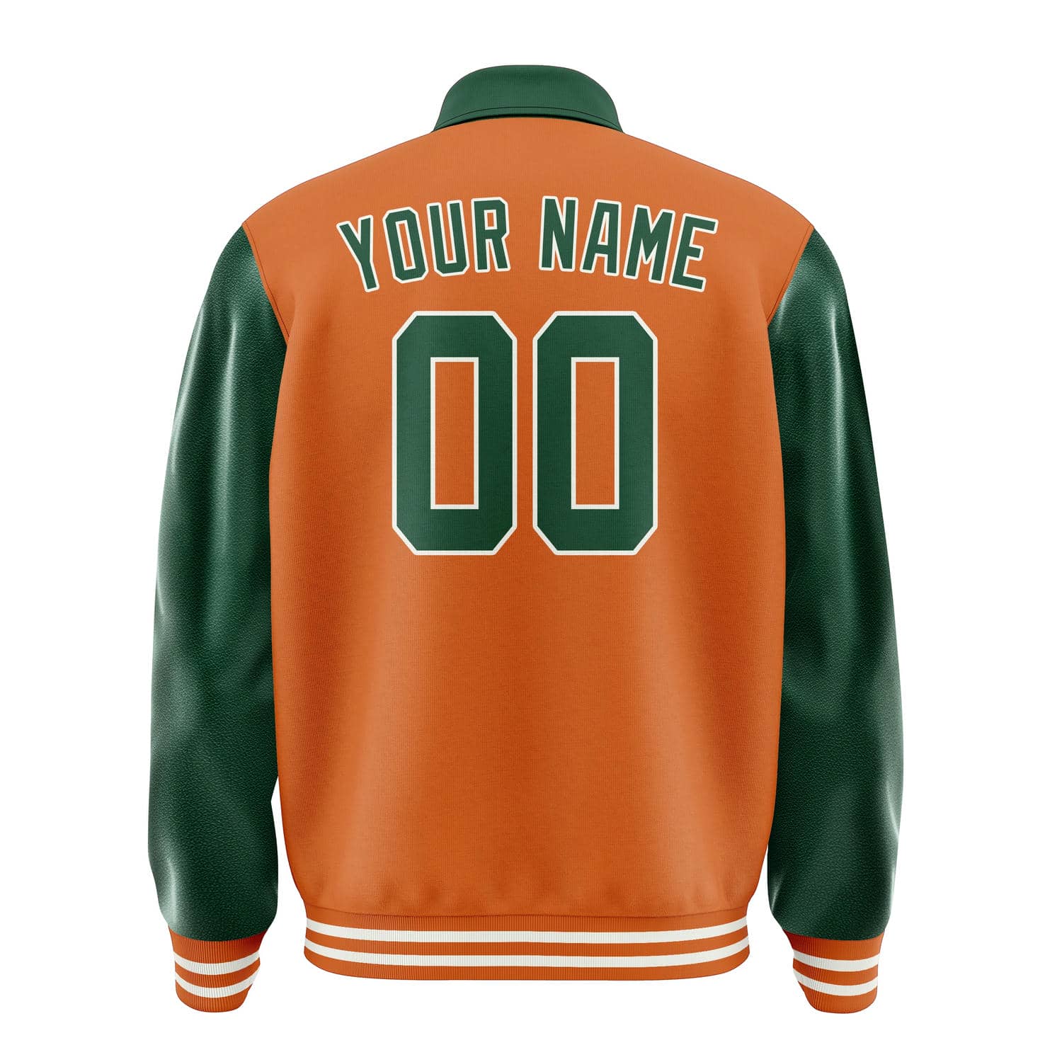 Custom Orange Green Jacket