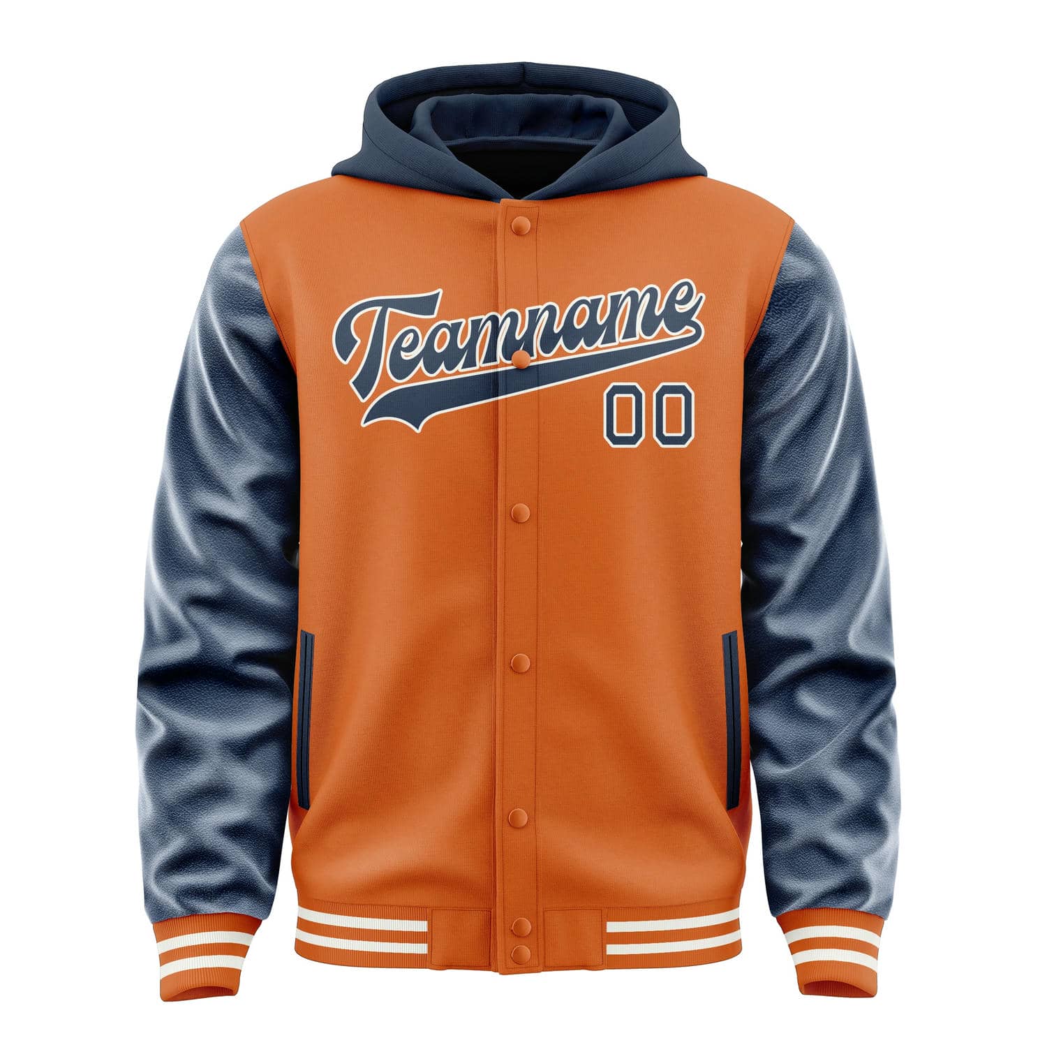 Custom Orange Blue Jacket