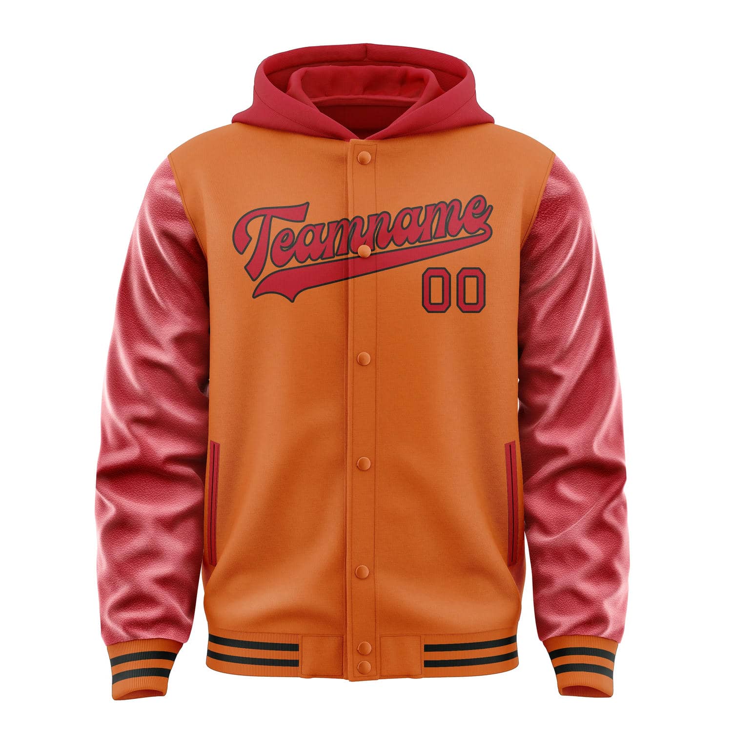 Custom Orange Red Jacket