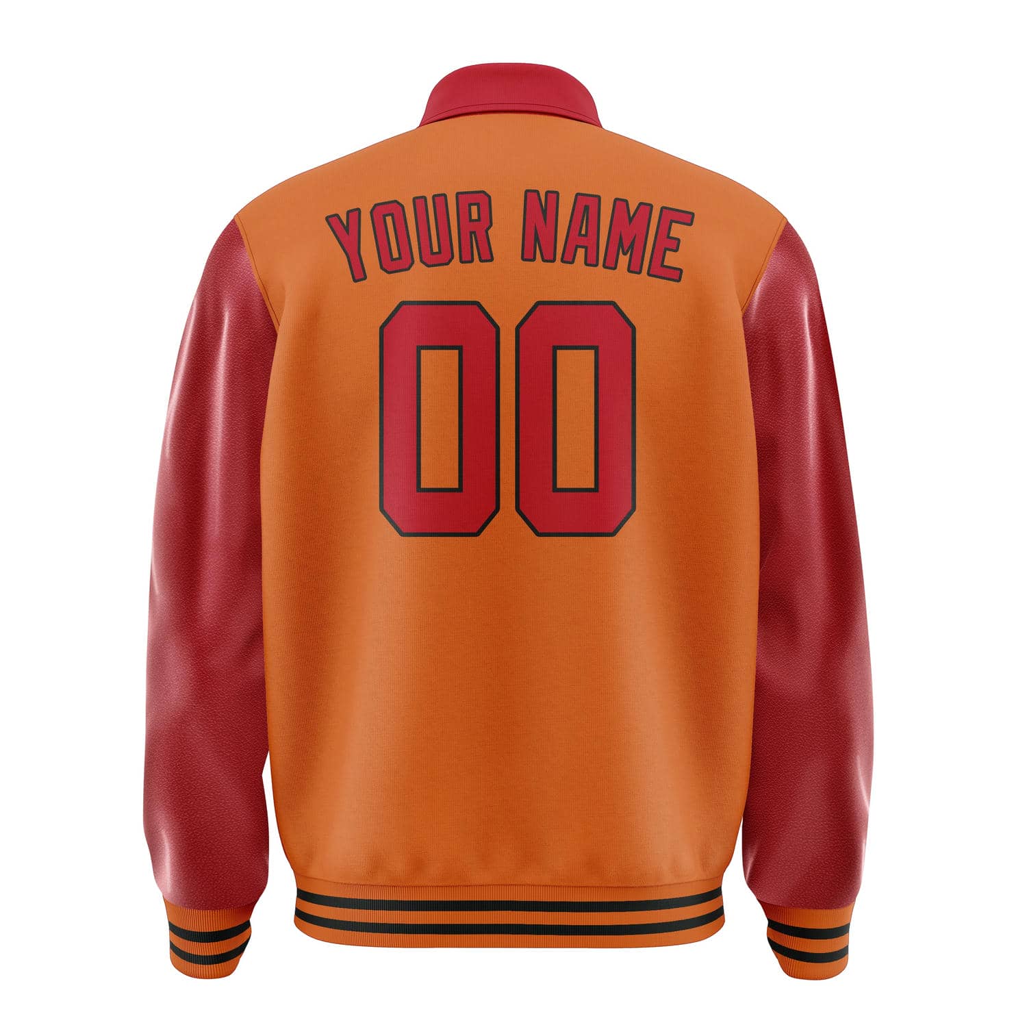 Custom Orange Red Jacket