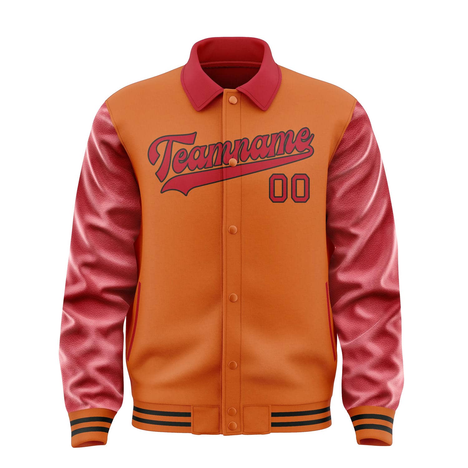 Custom Orange Red Jacket