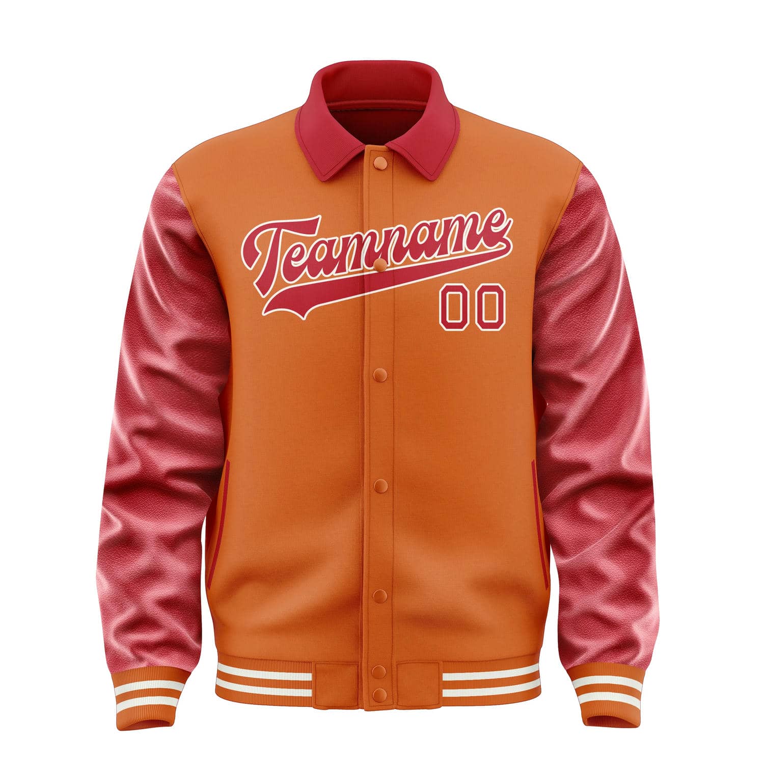 Custom Orange Red Jacket