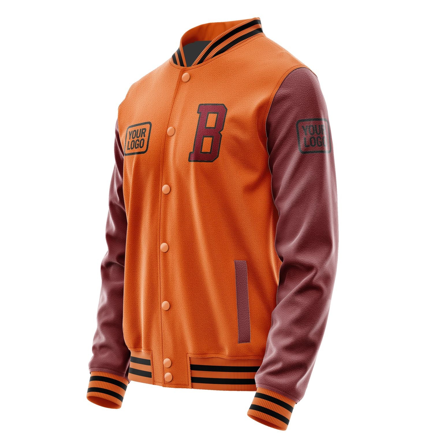 Custom Orange Crimson Red Jacket JA282815281717151517