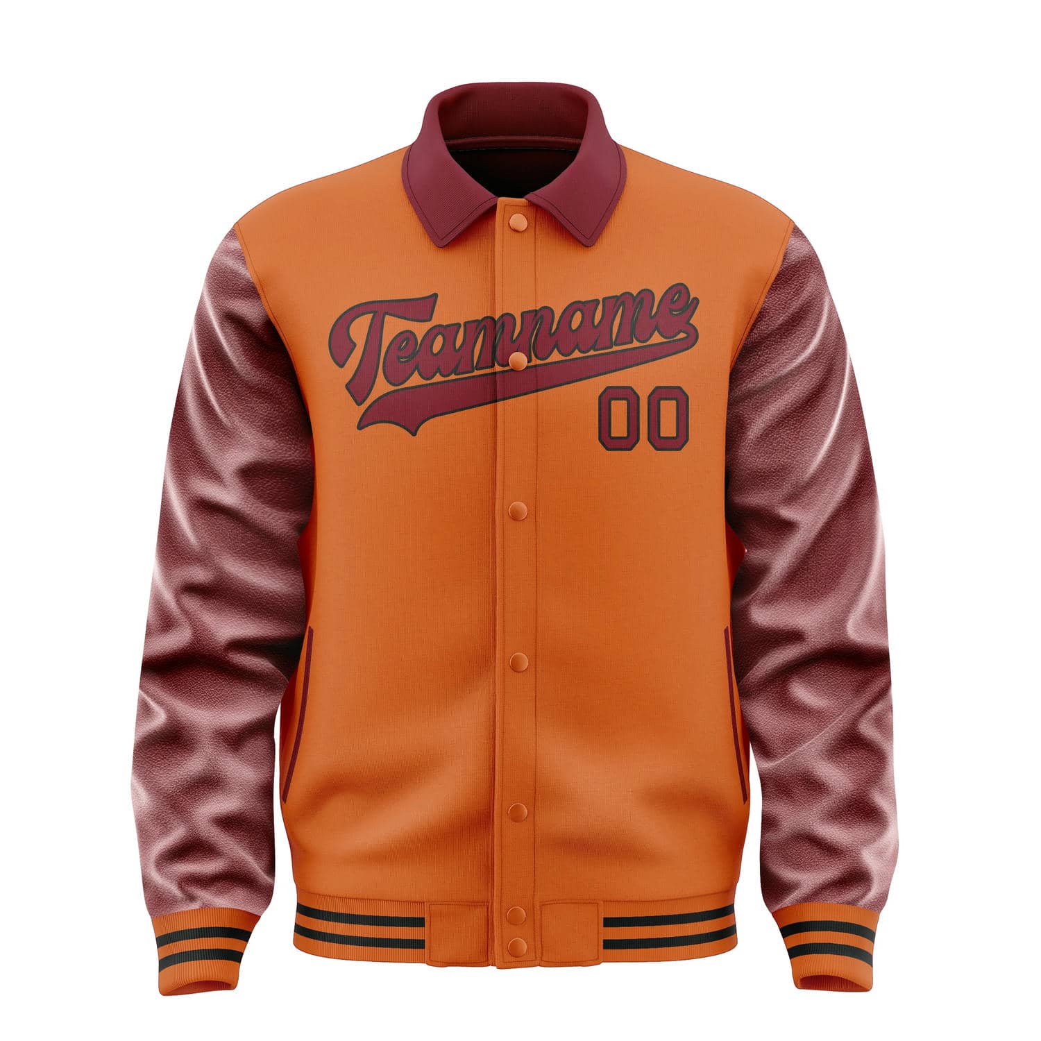 Custom Orange Crimson Red Jacket