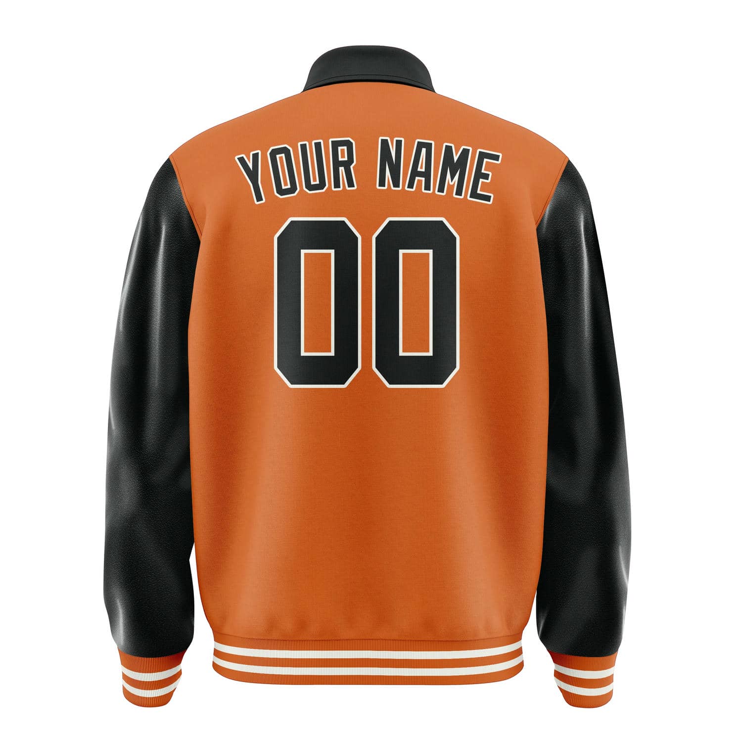 Custom Orange Black Jacket