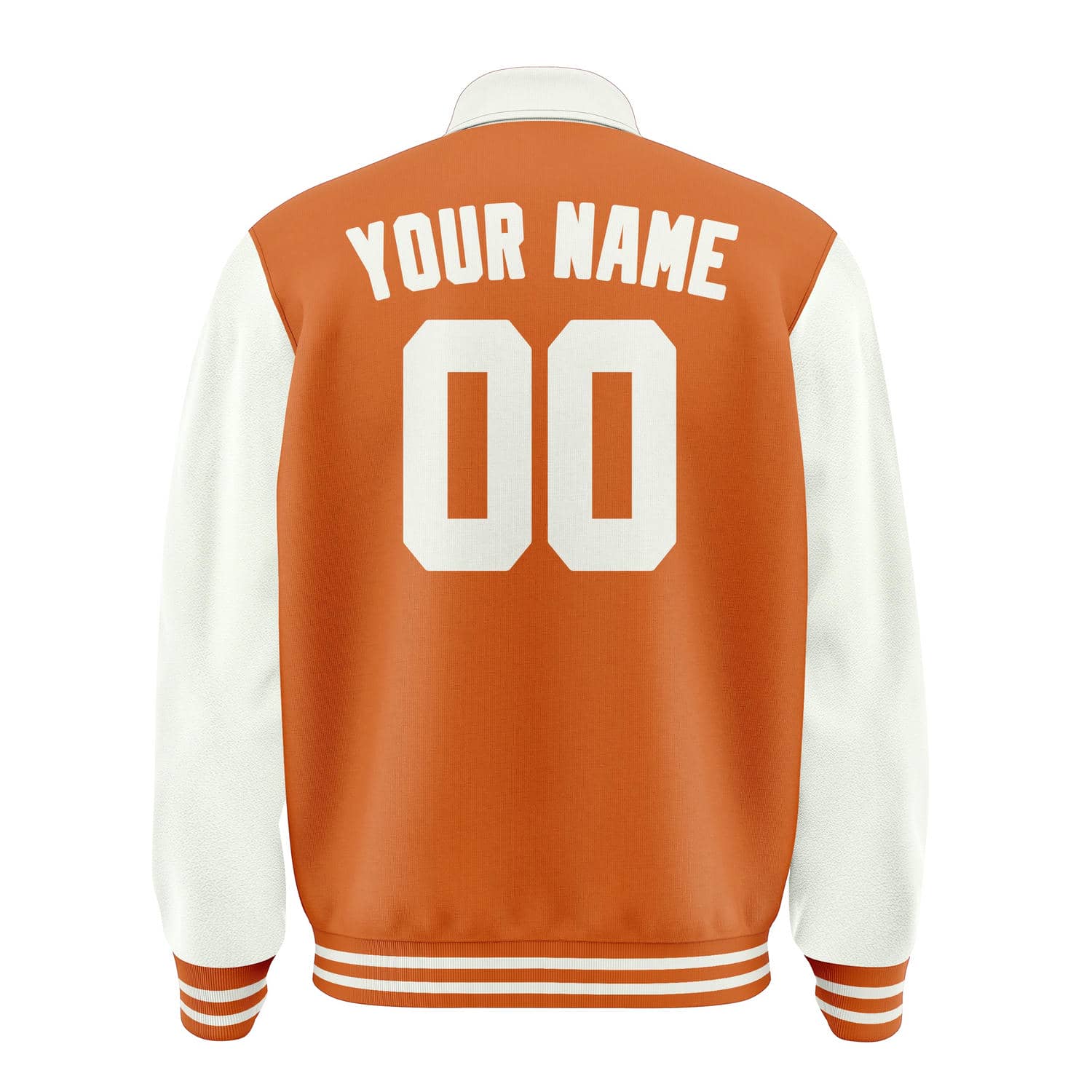 Custom Orange White Jacket