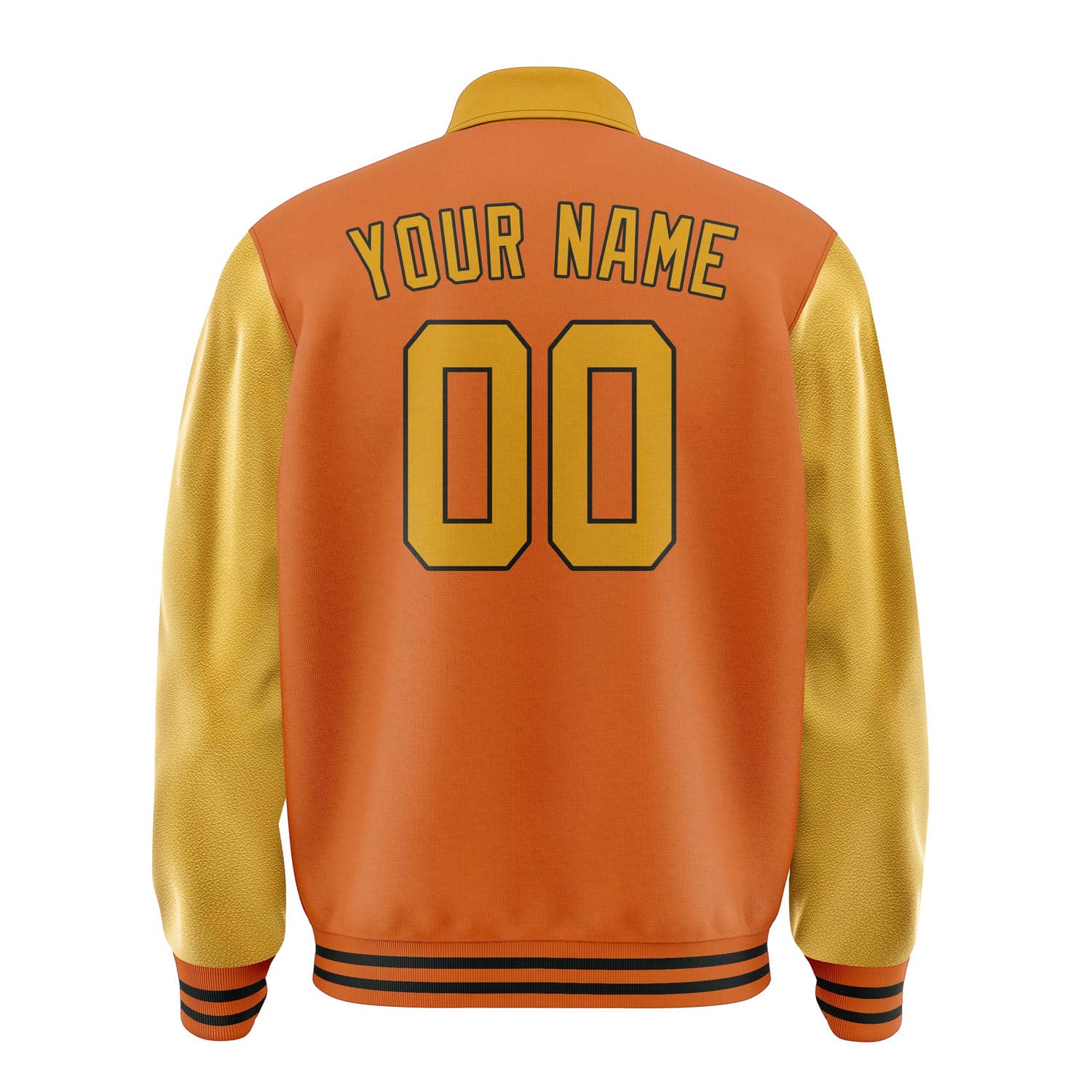 Custom Orange Yellow Jacket