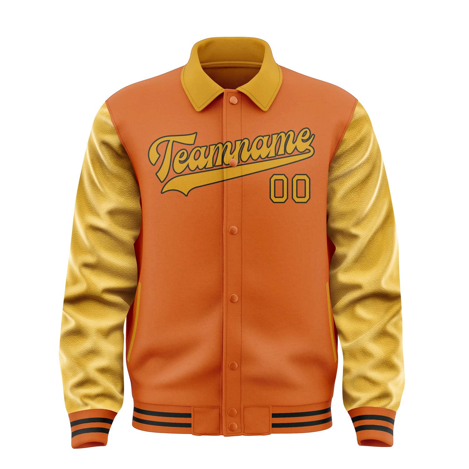 Custom Orange Yellow Jacket