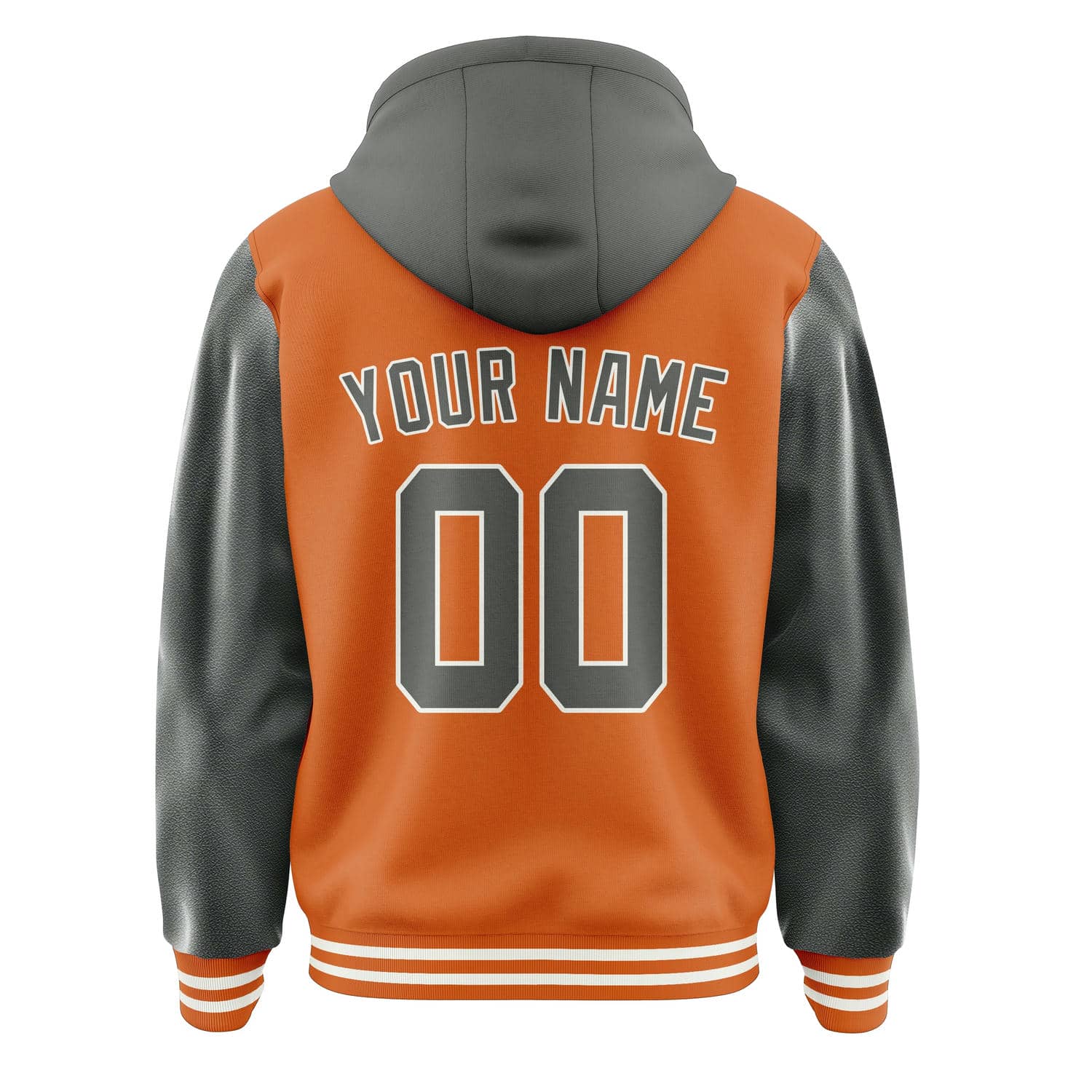Custom Orange Dark Grey Jacket