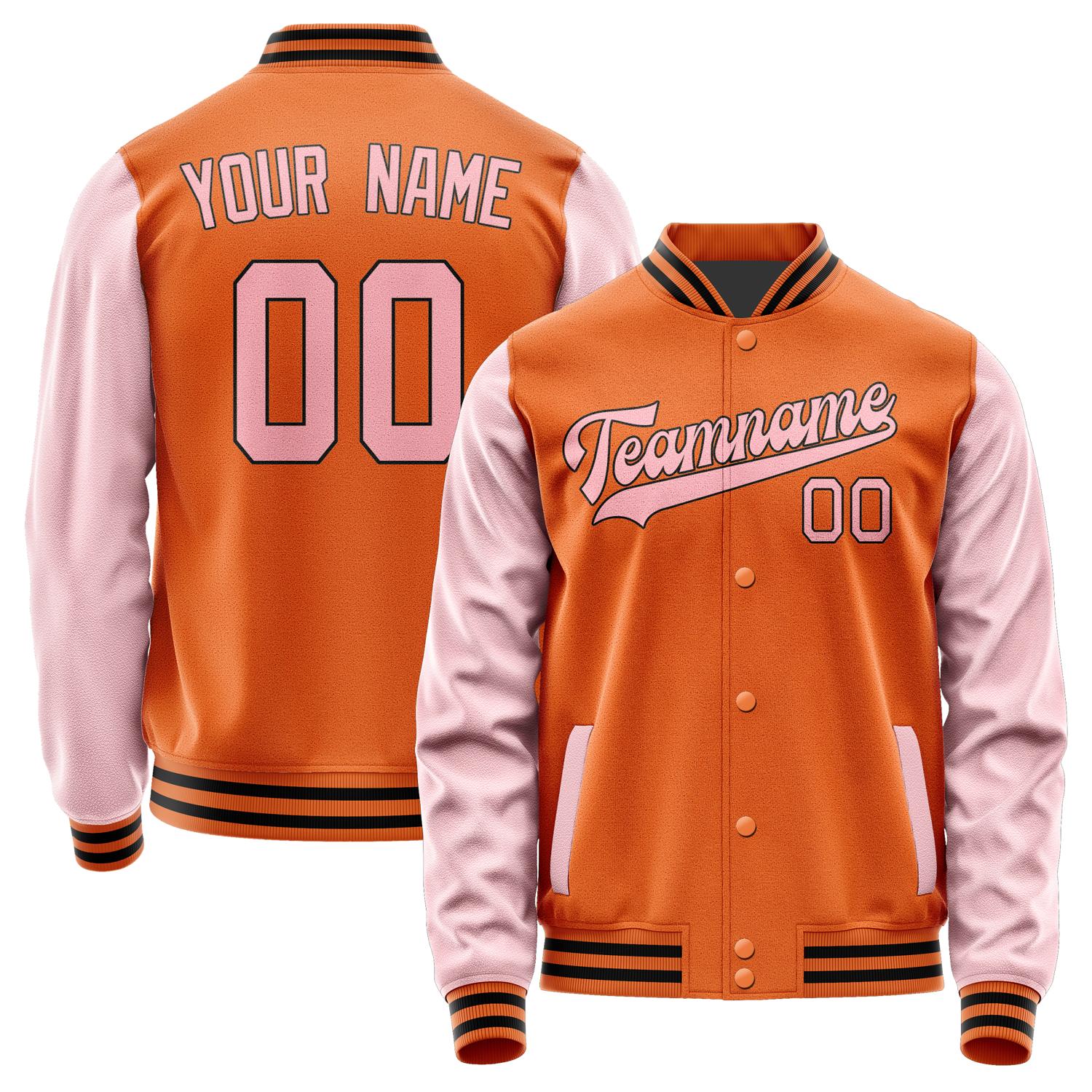 Custom Orange Light Pink Jacket JA2828212817B31721