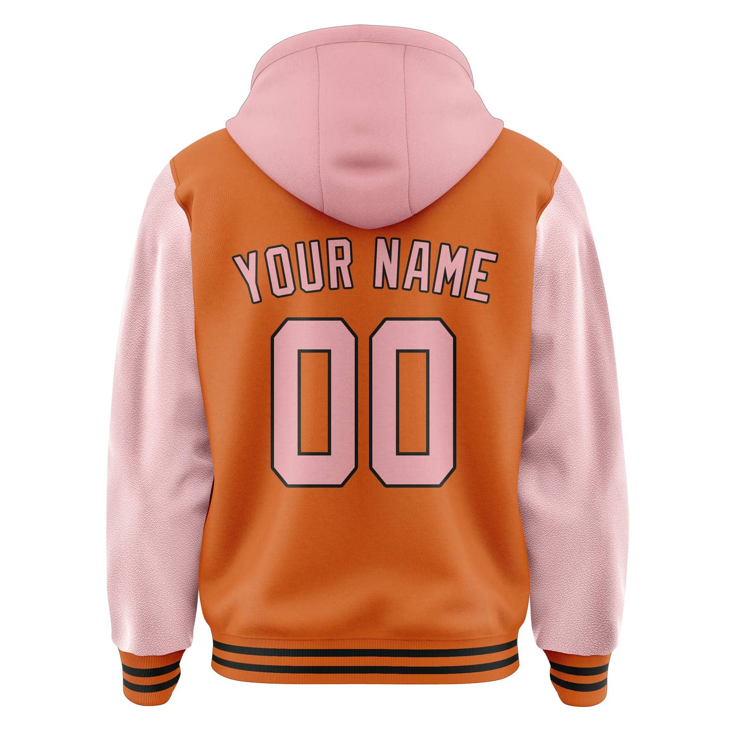 Custom Orange Light Pink Jacket