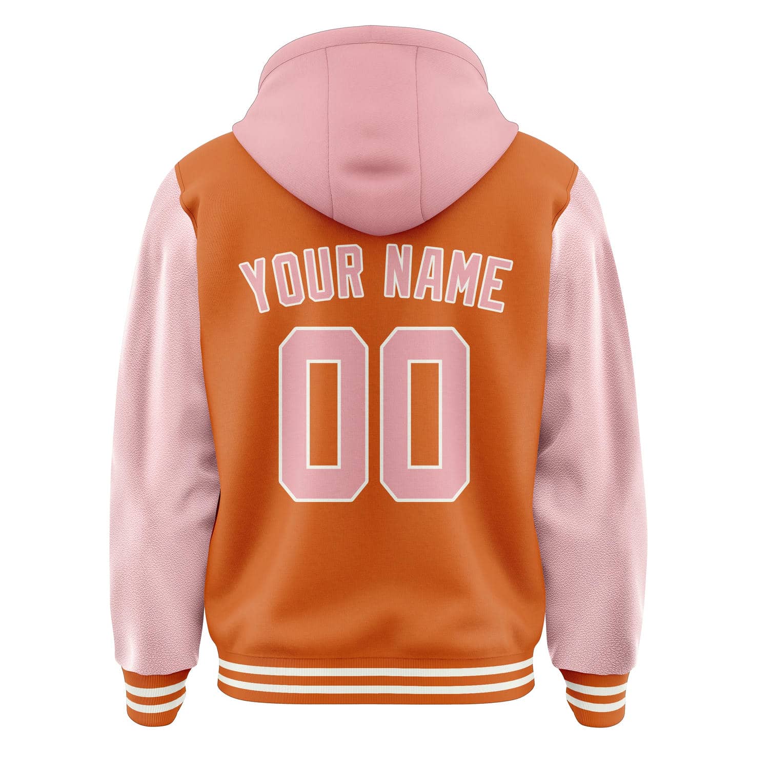 Custom Orange Light Pink Jacket