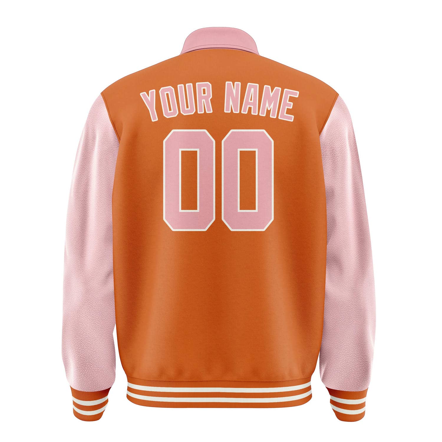 Custom Orange Light Pink Jacket