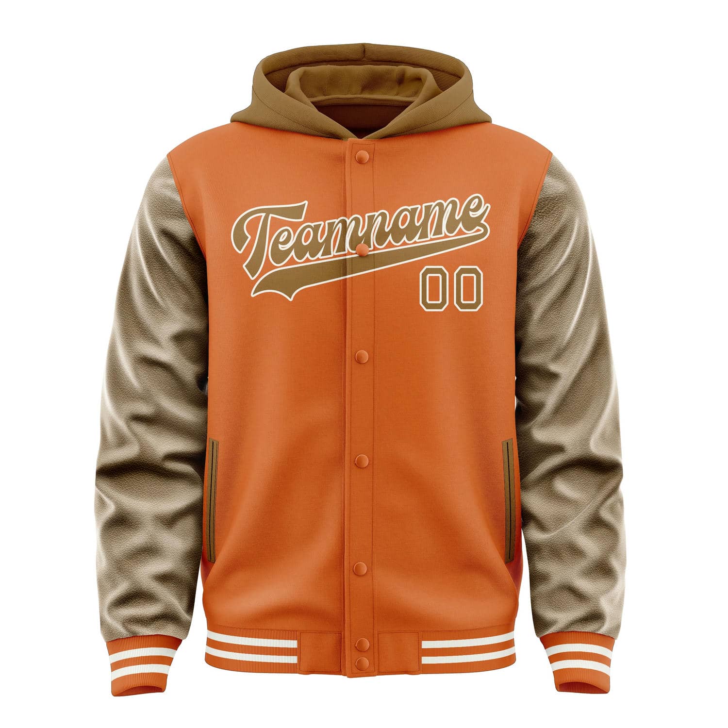 Custom Orange Khaki Jacket