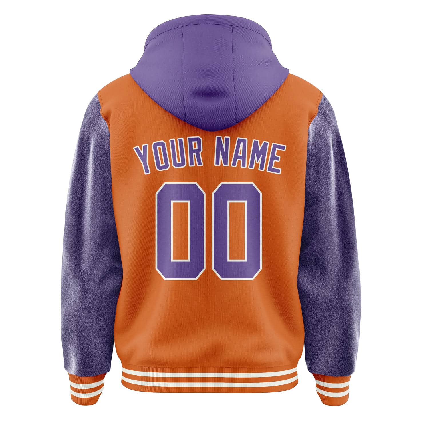 Custom Orange Light Purple Jacket