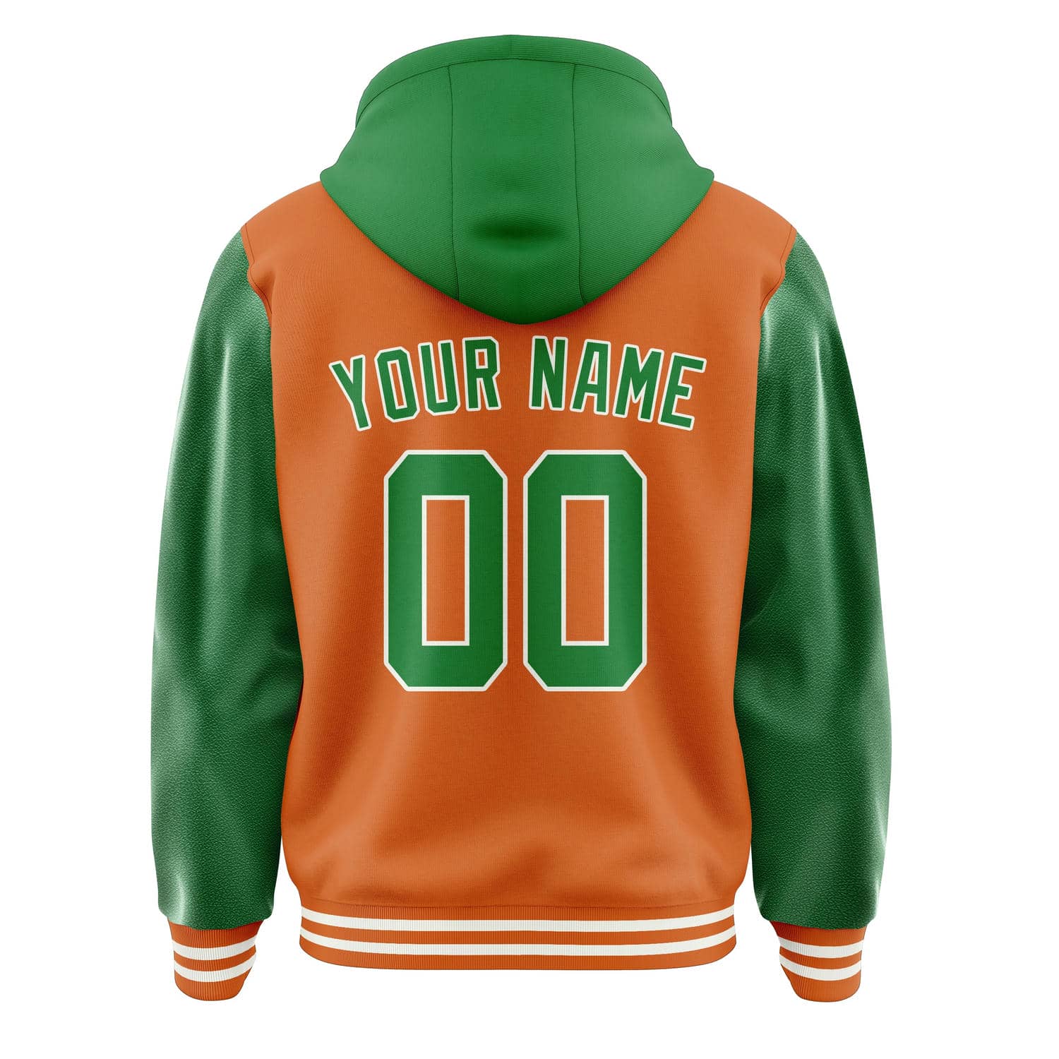 Custom Orange Emerald Green Jacket