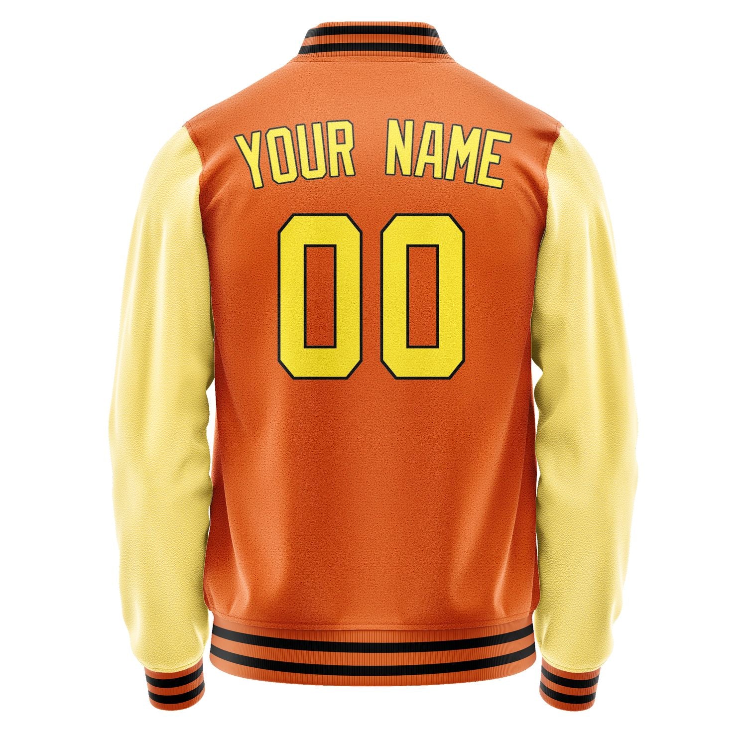 Custom Orange Light Yellow Jacket JA2828262817B31726