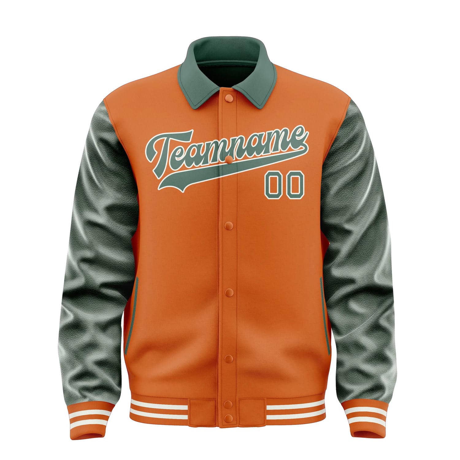 Custom Orange Blue Green Jacket