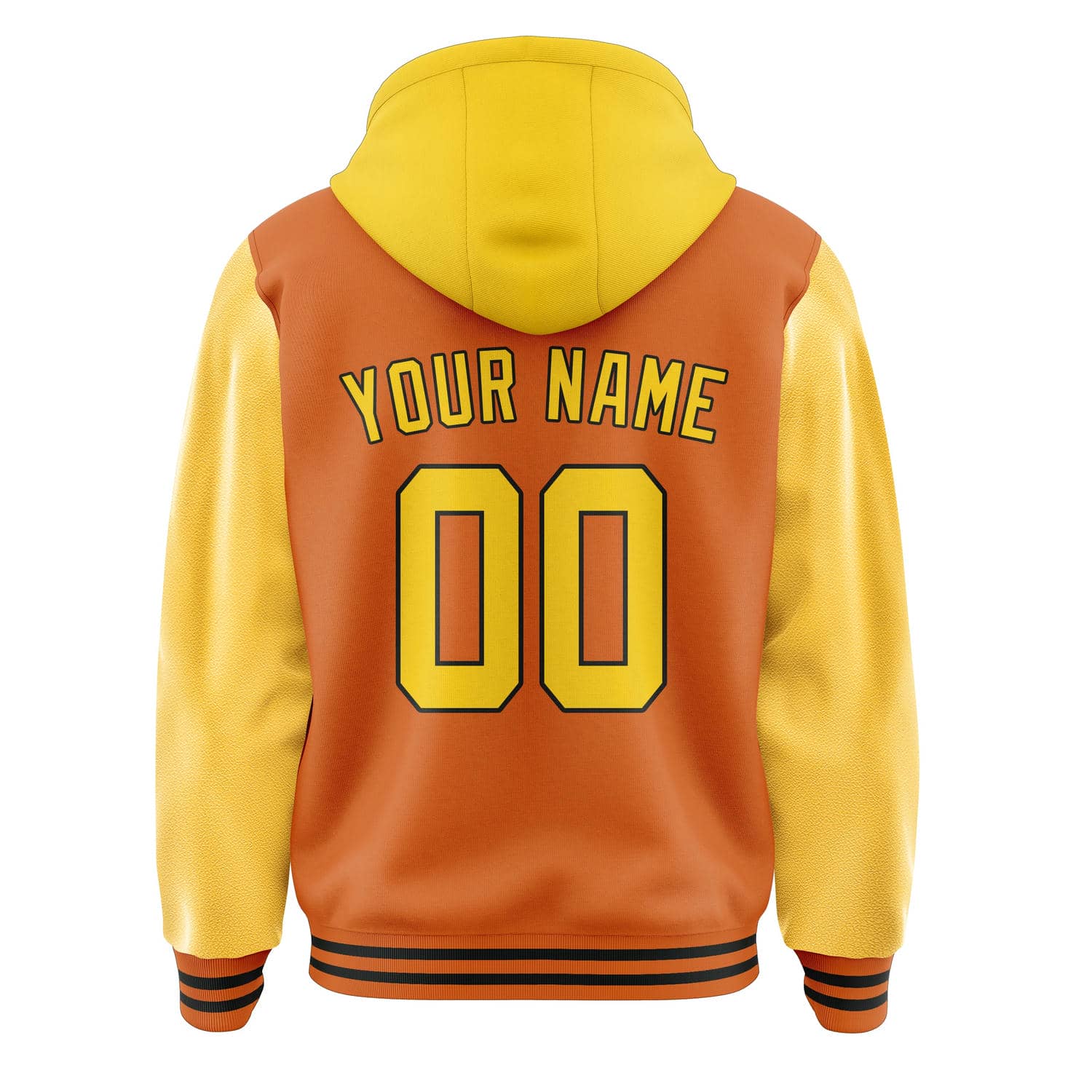 Custom Orange Gold Jacket
