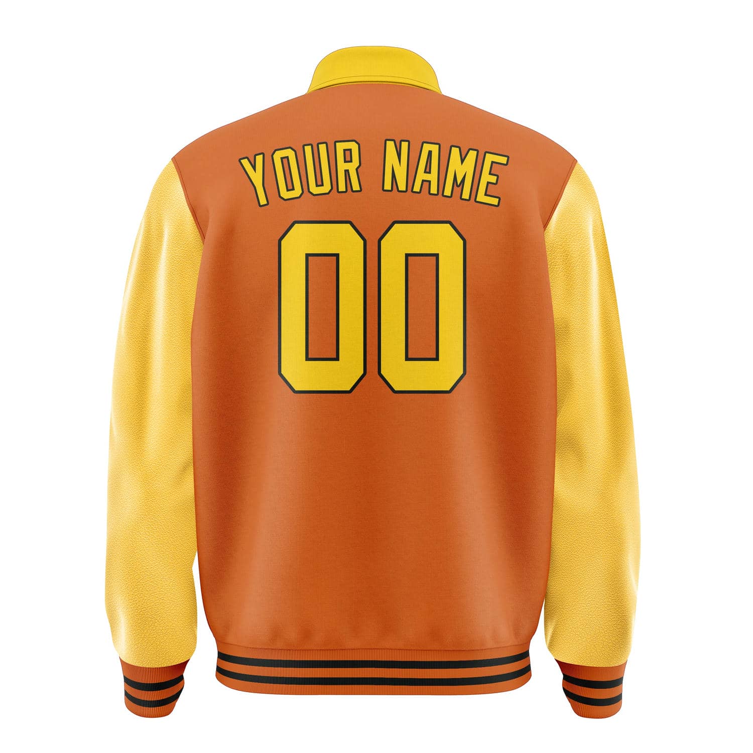 Custom Orange Gold Jacket