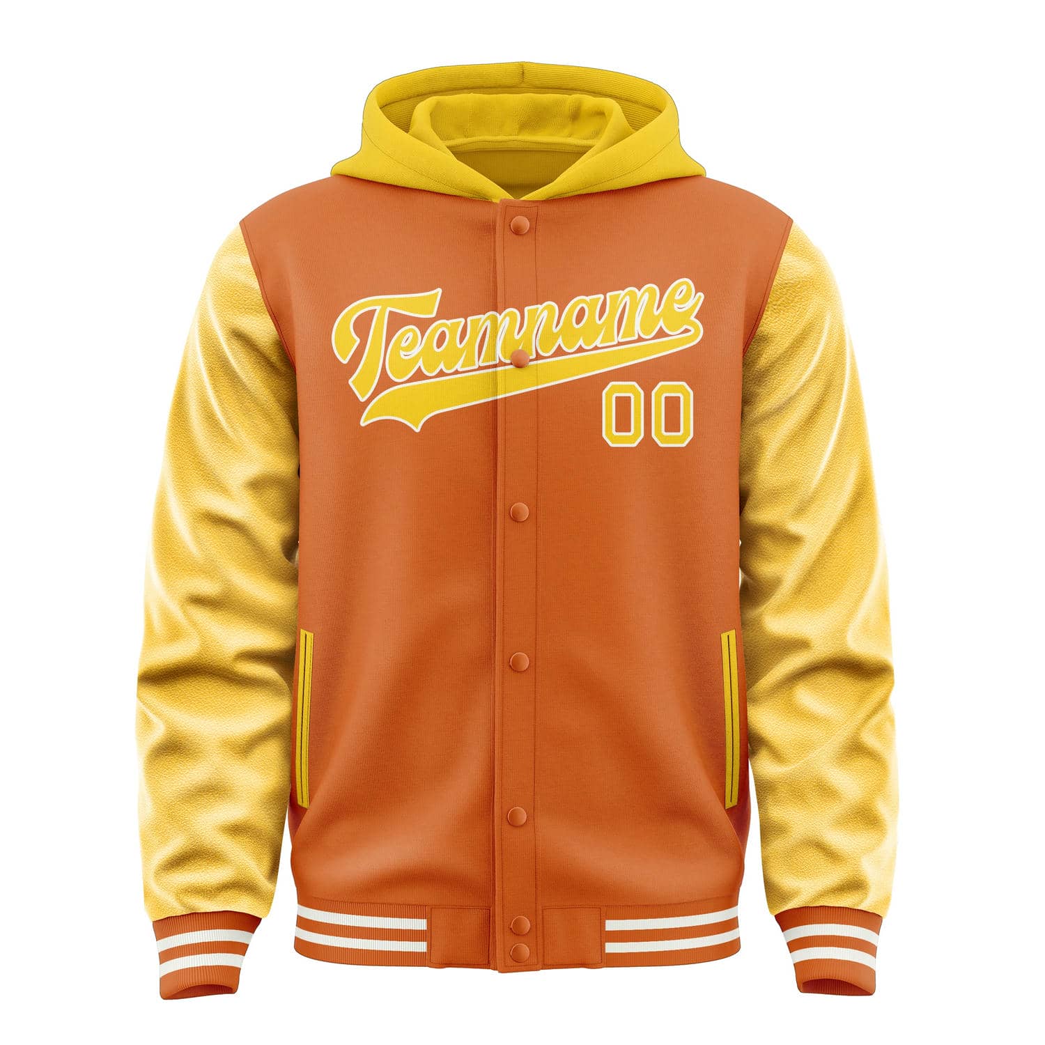 Custom Orange Gold Jacket