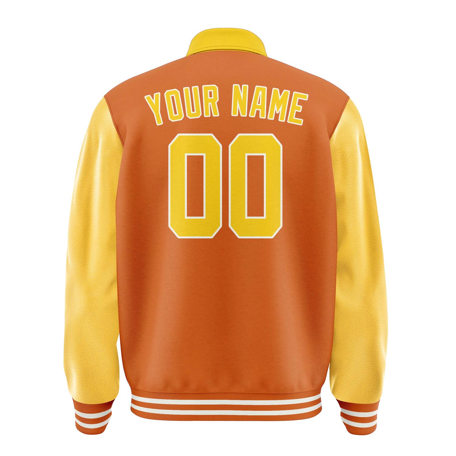 Custom Orange Gold Jacket