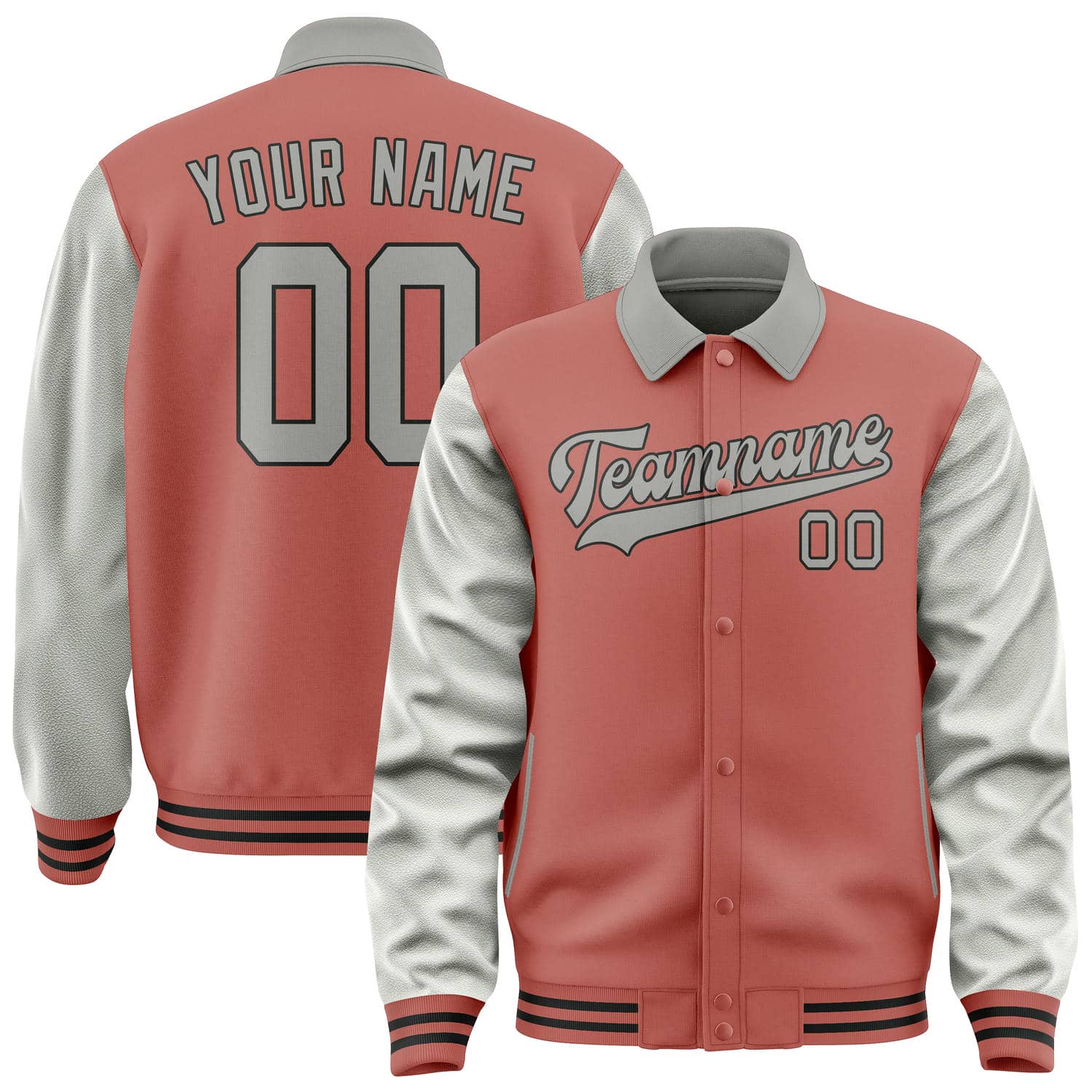 Custom Copper Rose Gray Jacket