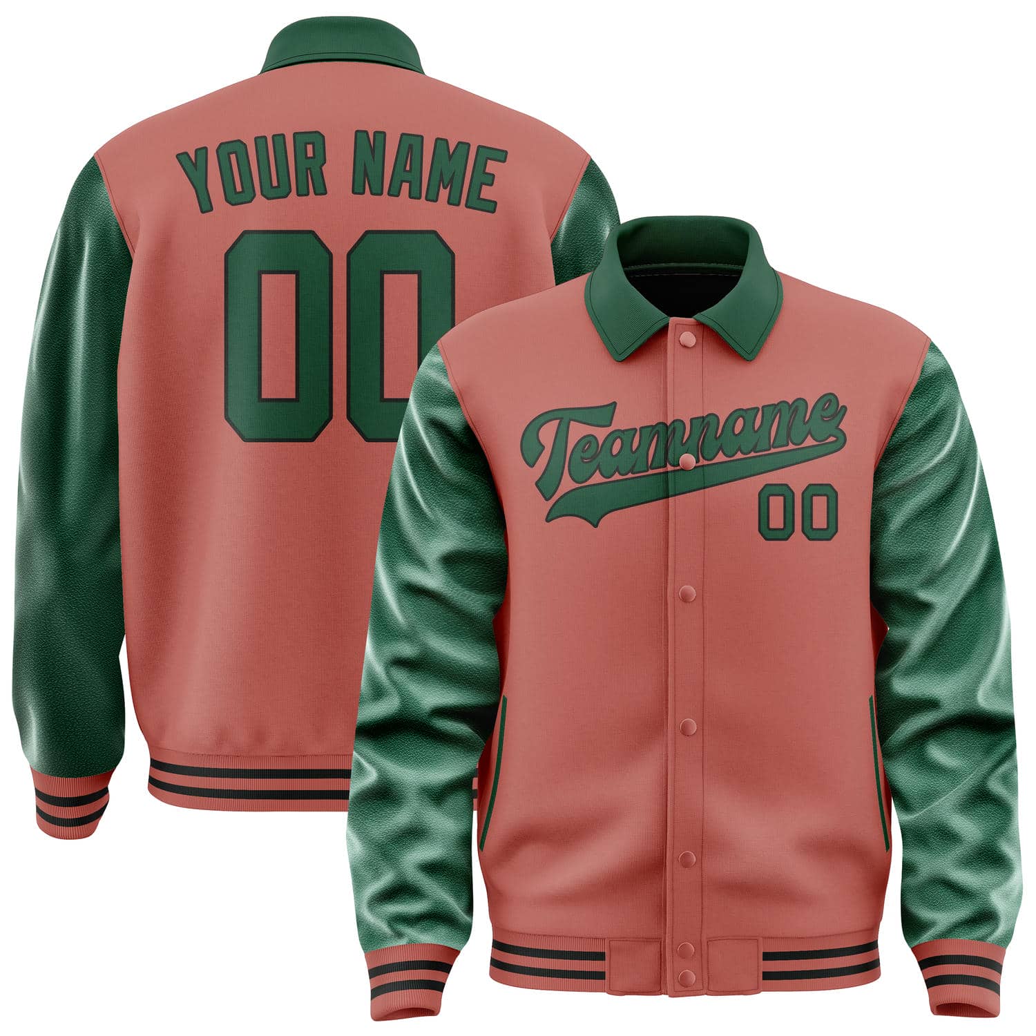 Custom Copper Rose Green Jacket
