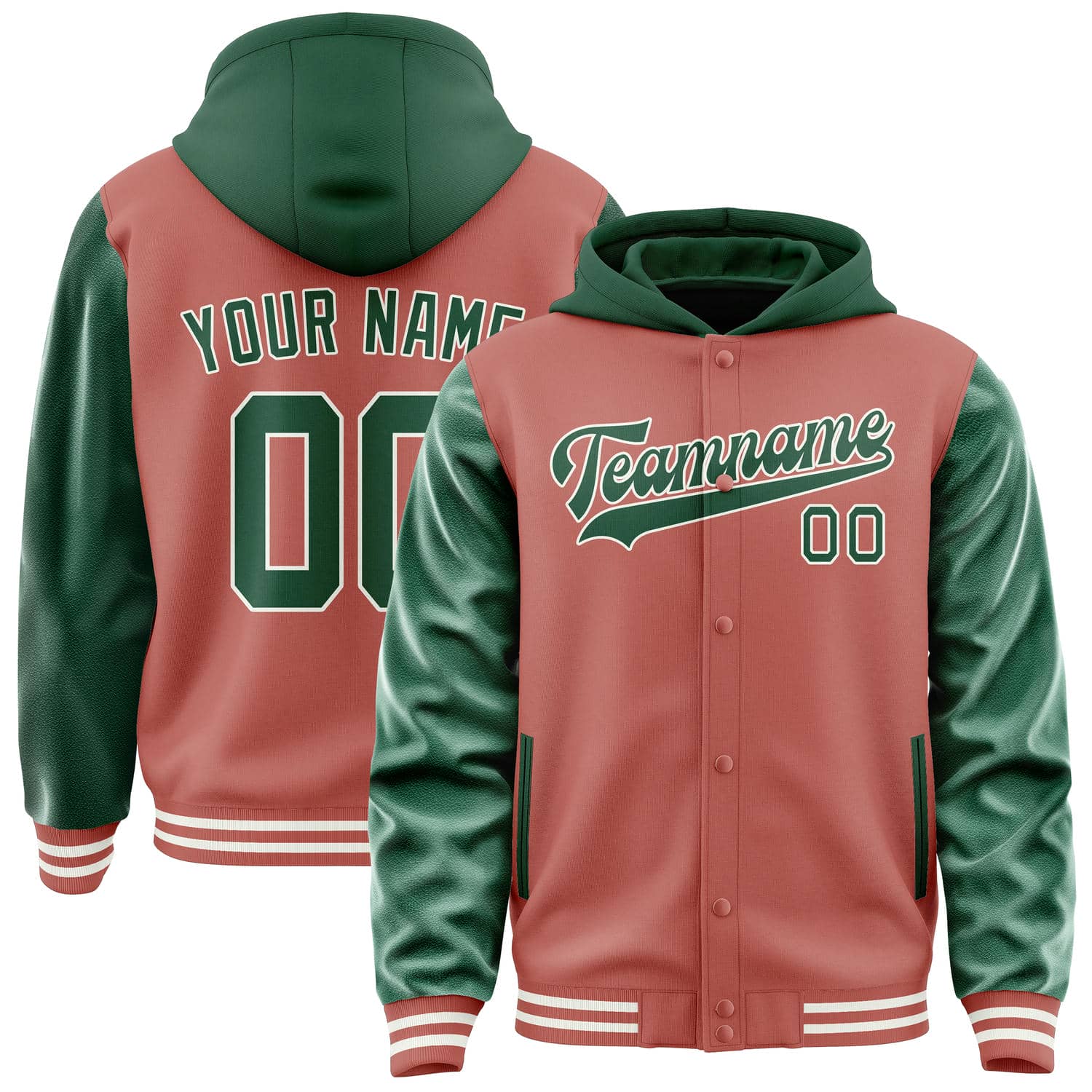 Custom Copper Rose Green Jacket