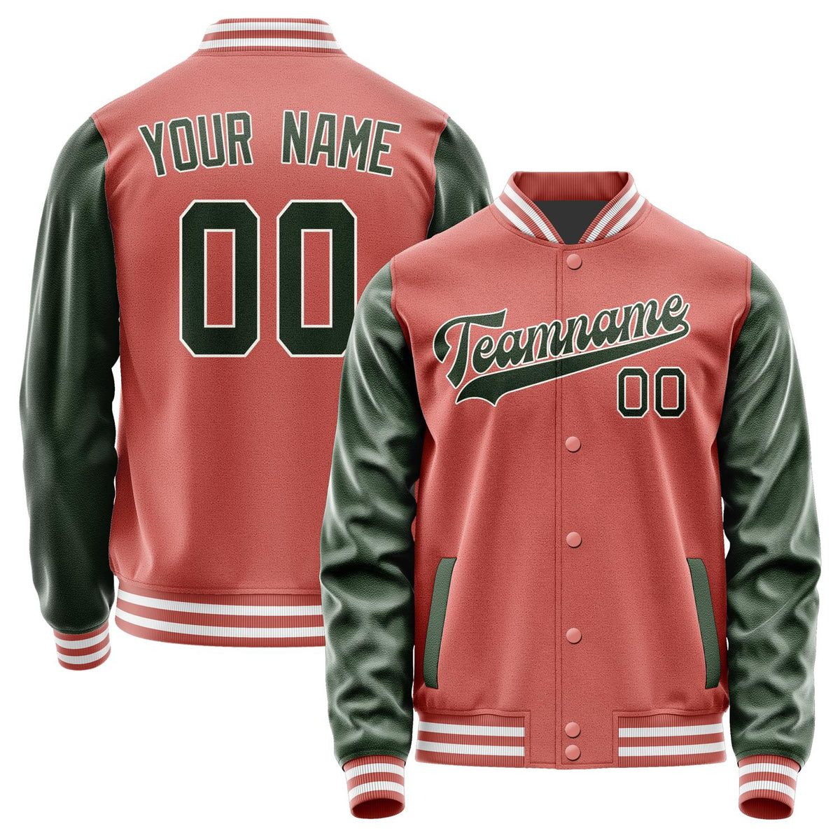 Custom Rose Jacket Custom Copper Rose Dark Green Jacket – Customyouridea