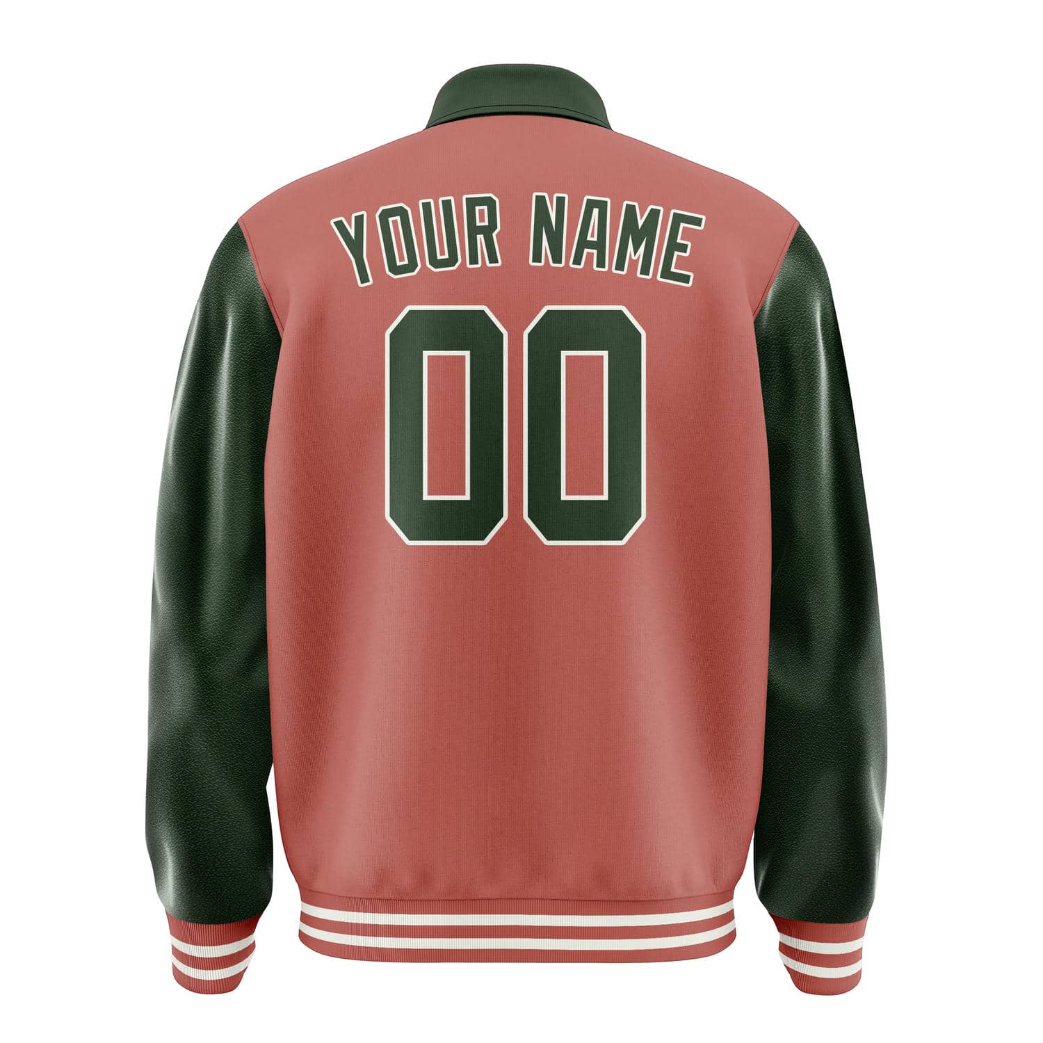 Custom Copper Rose Dark Green Jacket