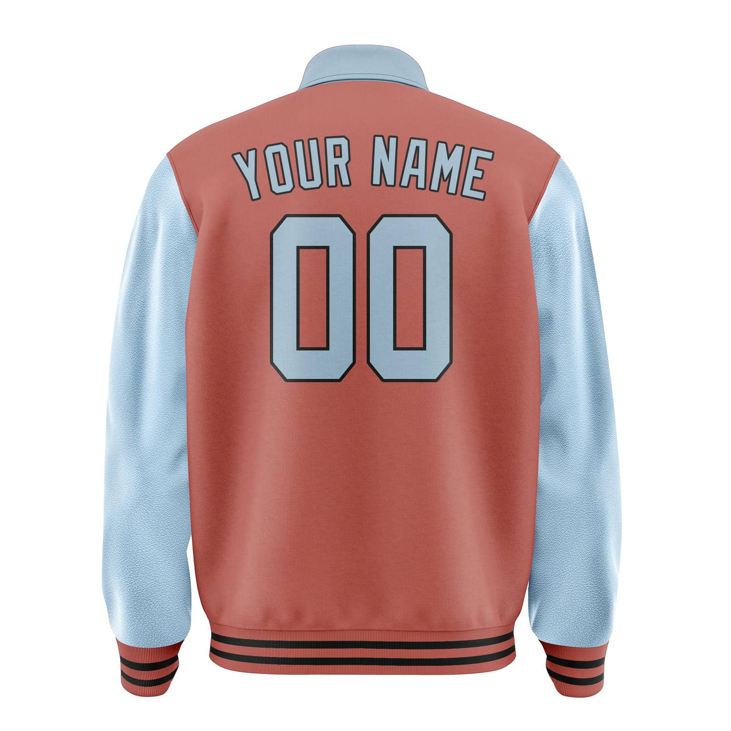 Custom Copper Rose Light Blue Jacket