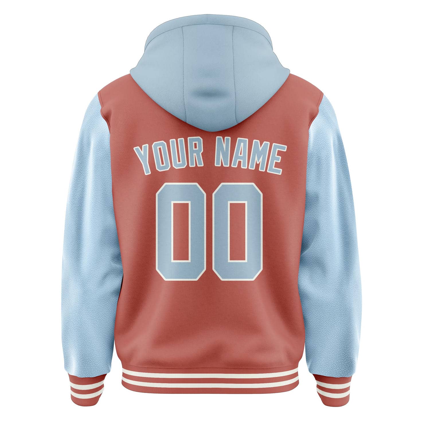 Custom Copper Rose Light Blue Jacket