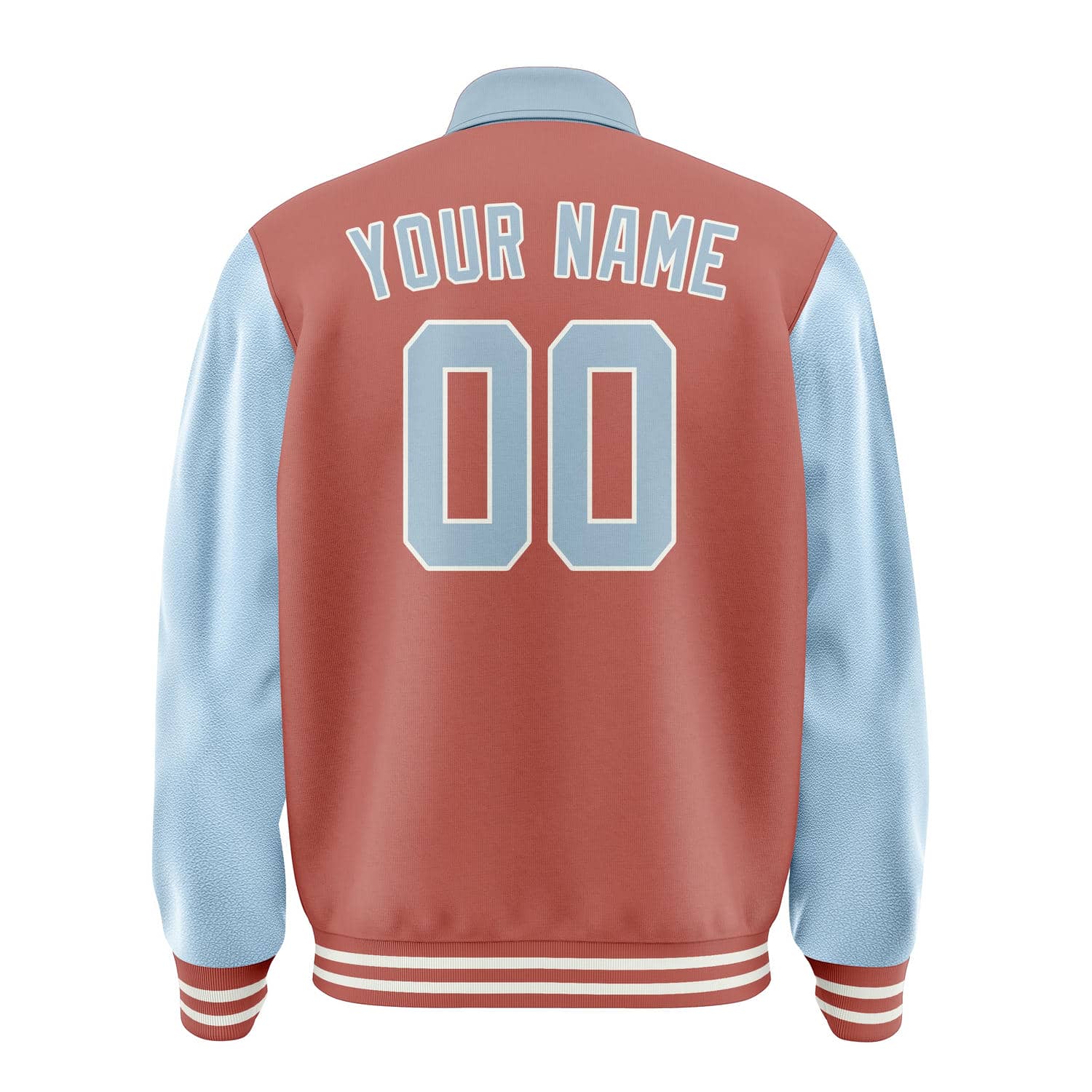 Custom Copper Rose Light Blue Jacket