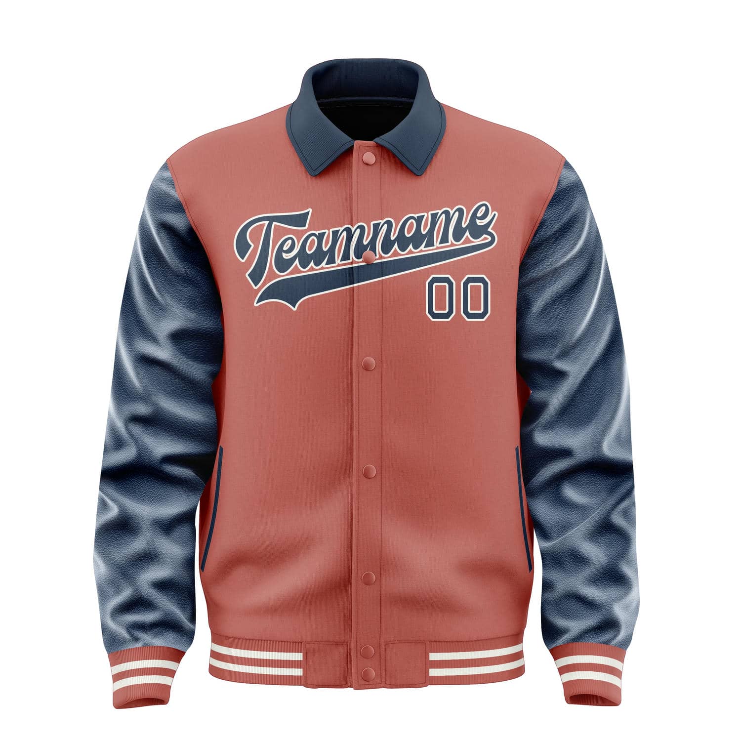 Custom Copper Rose Blue Jacket