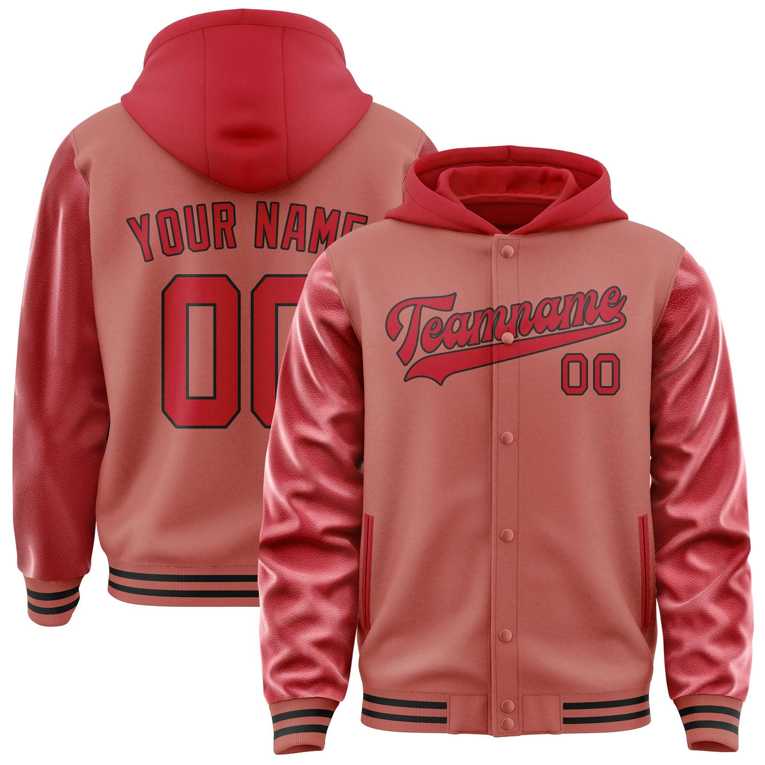 Custom Copper Rose Red Jacket