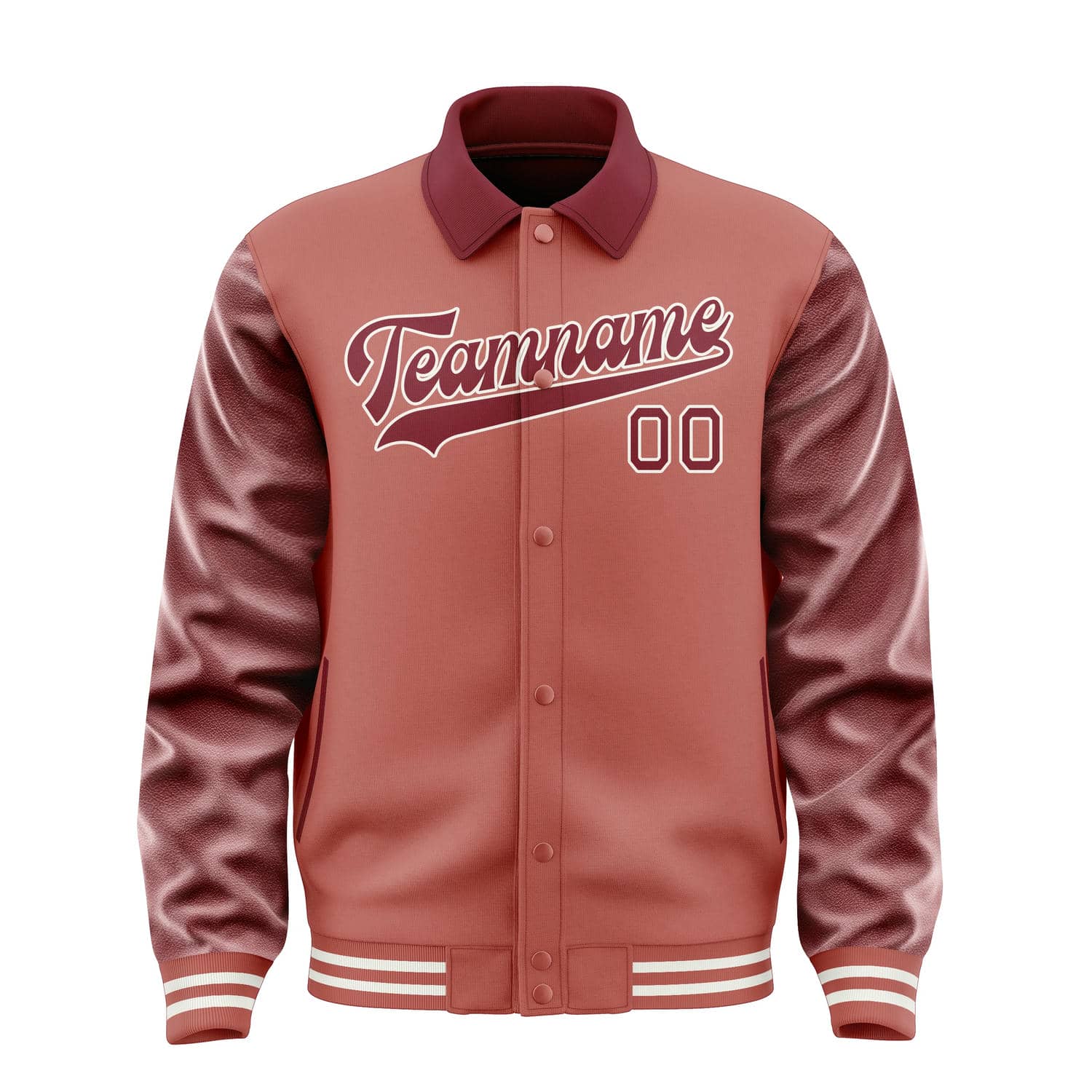 Custom Copper Rose Crimson Red Jacket